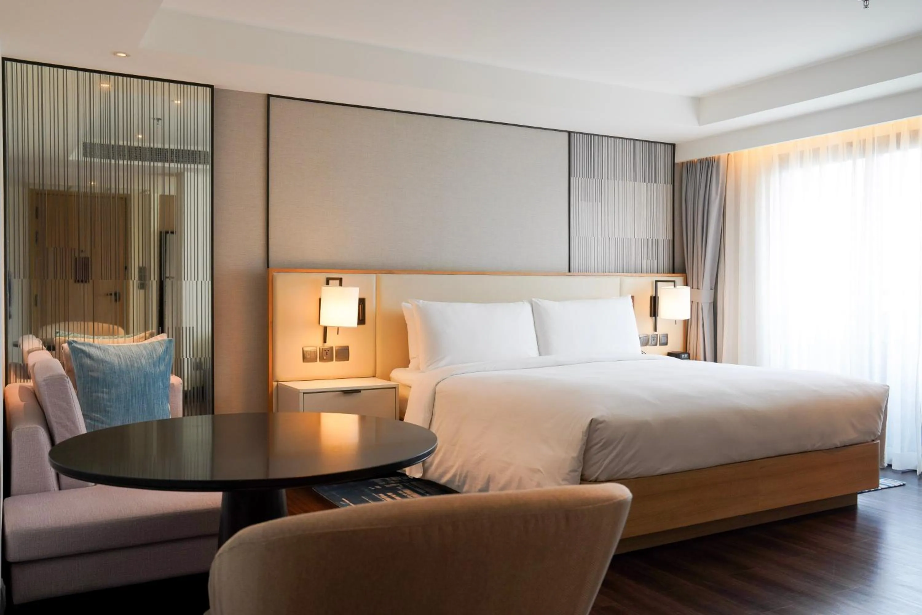 Bed in Marriott Executive Apartments Bangkok, Sukhumvit 50