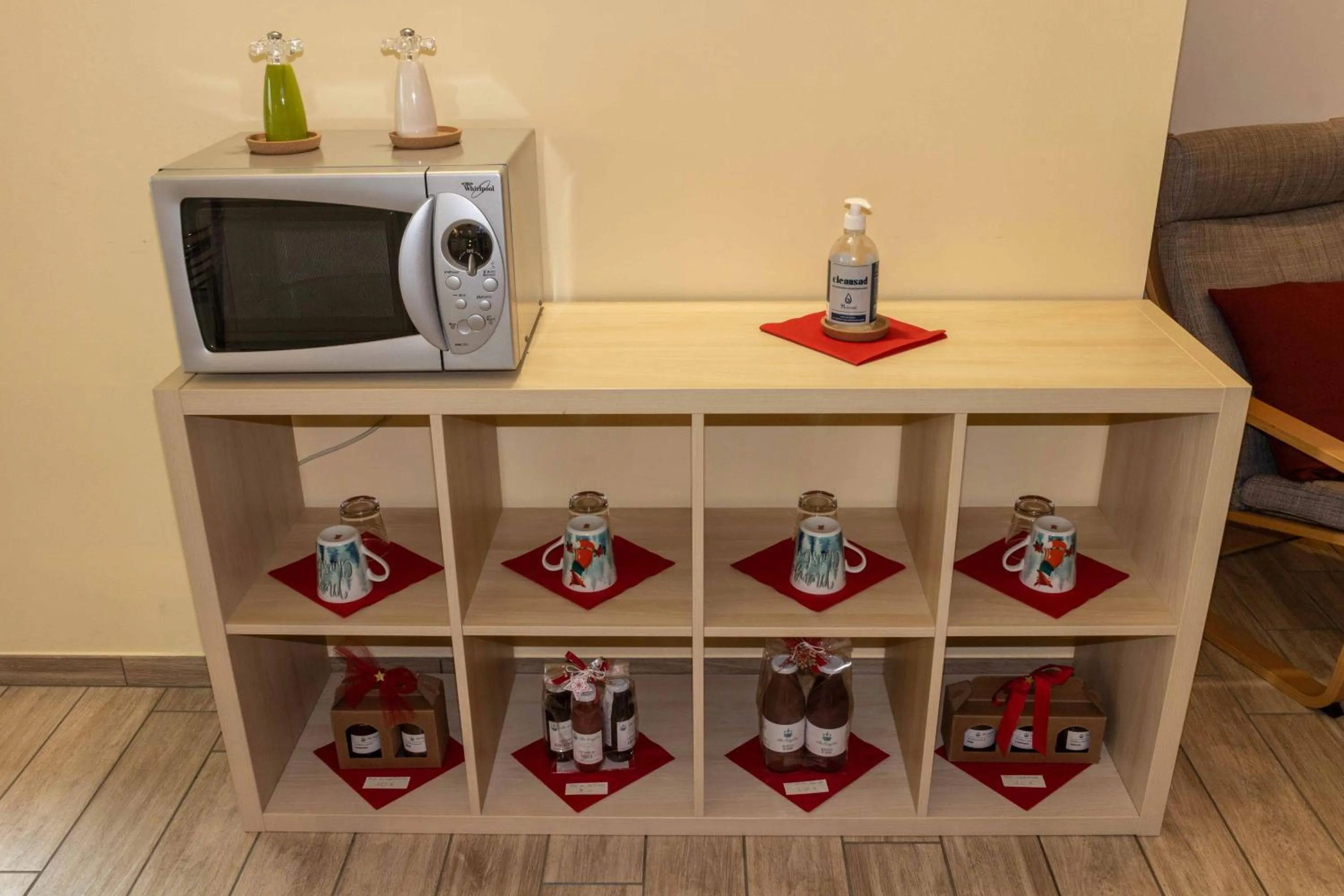 Kitchen or kitchenette in B&B Alla Roggetta