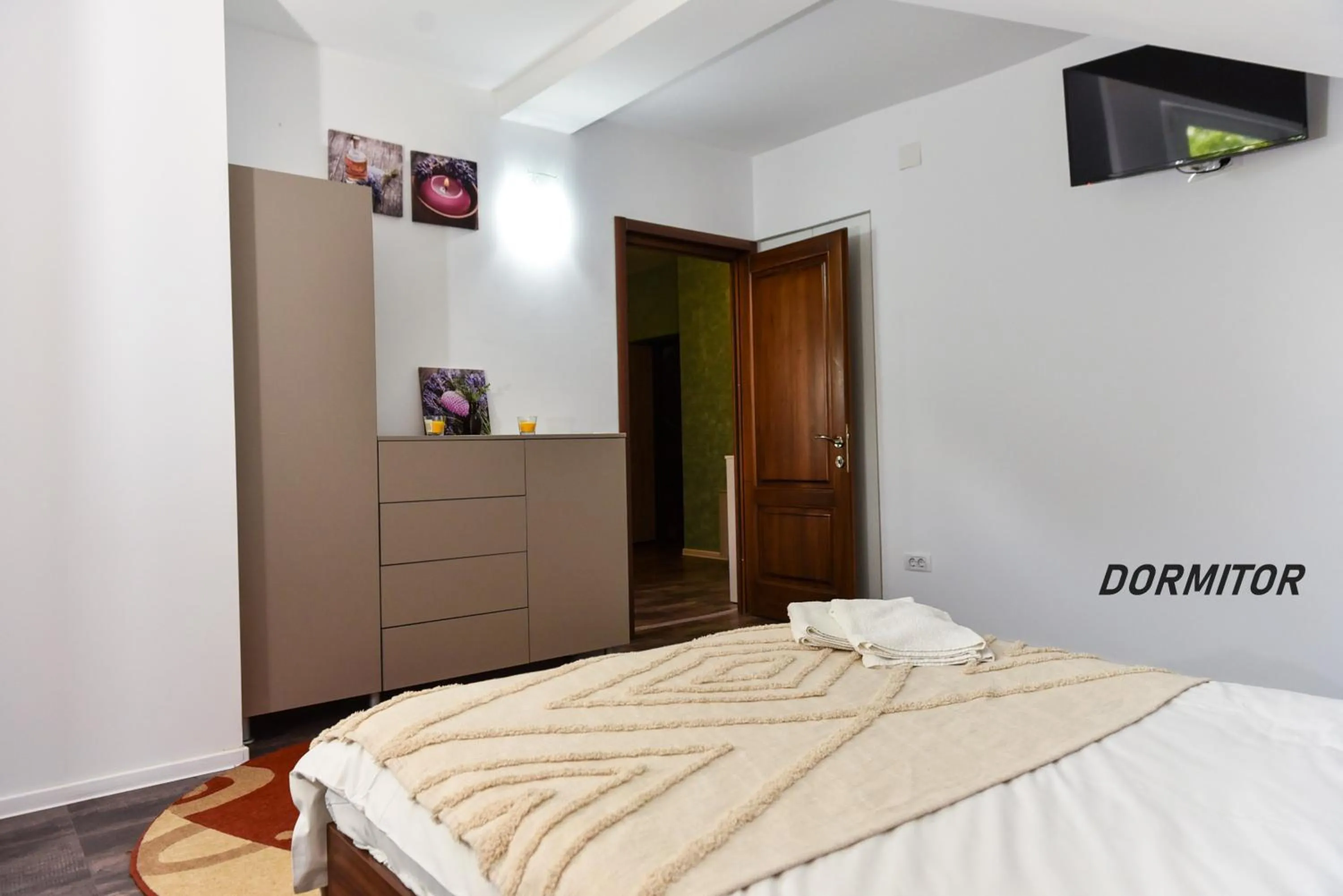 Bed in Aparthotel Metropol