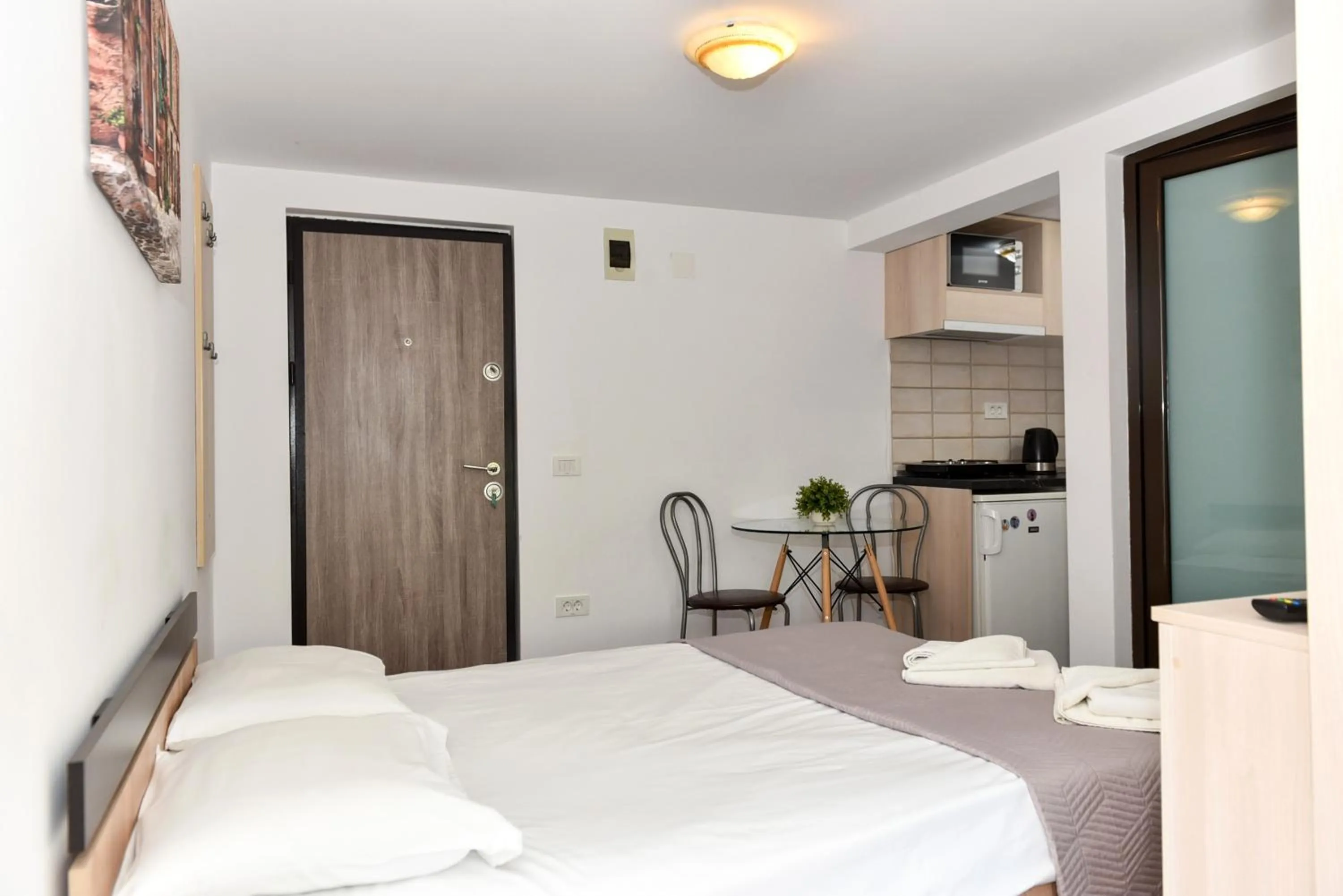 Bed in Aparthotel Metropol