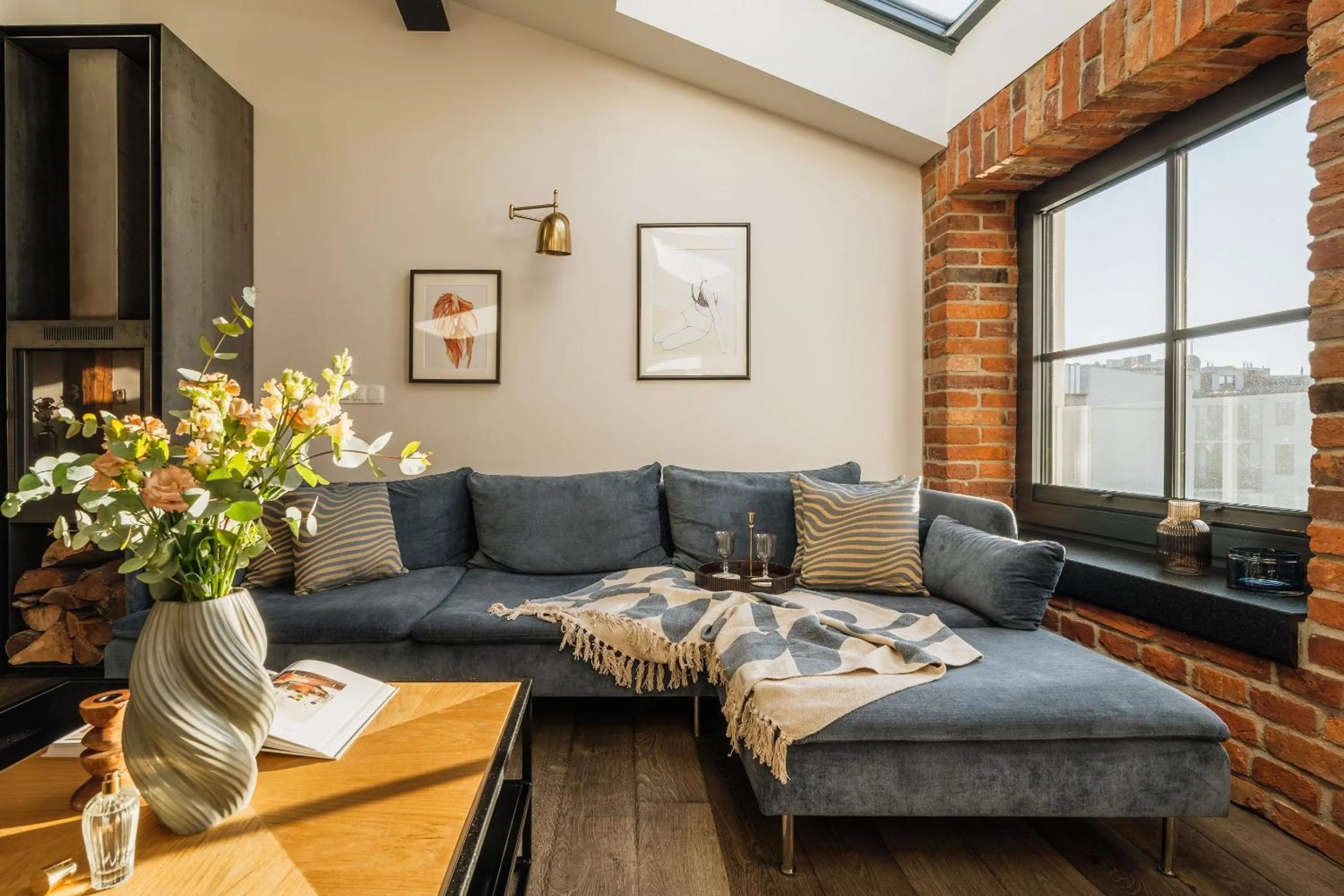 Living room in Stradom 15 - LoftAffair Collection