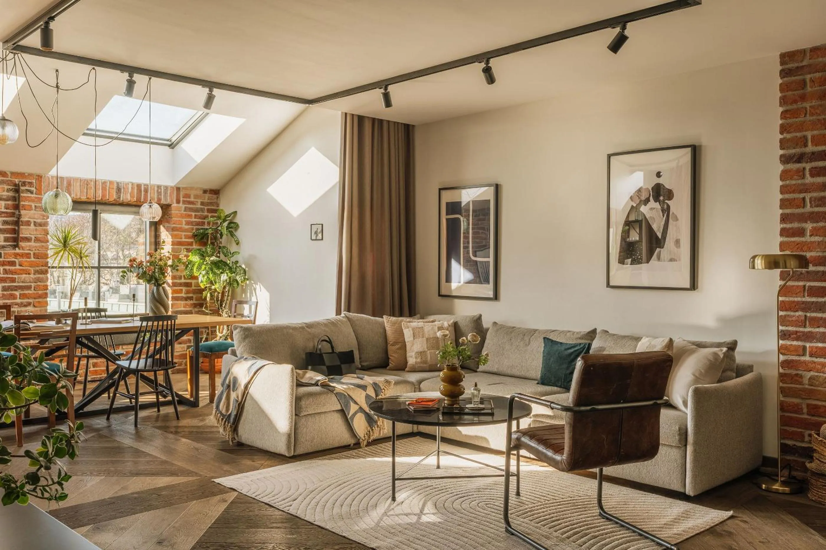 Living room in Stradom 15 - LoftAffair Collection