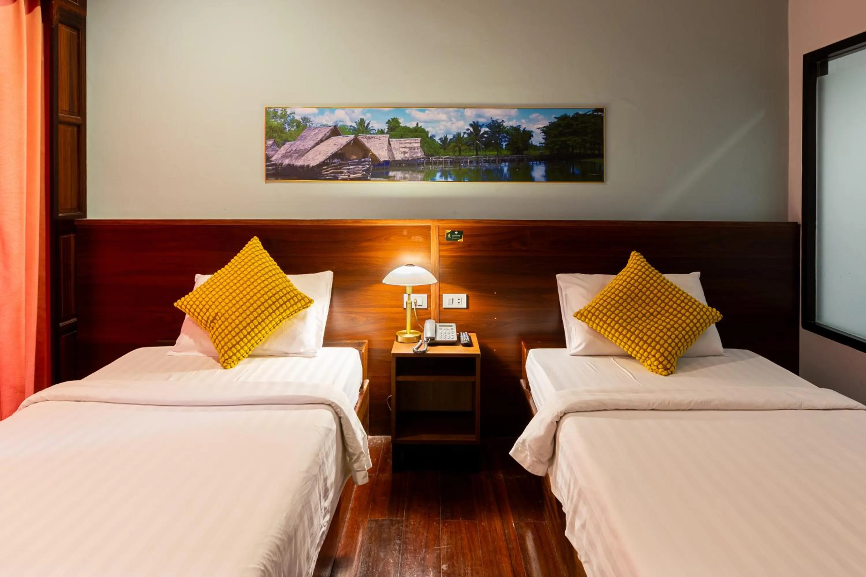 Bed in The President Hotel at Chokchai 4