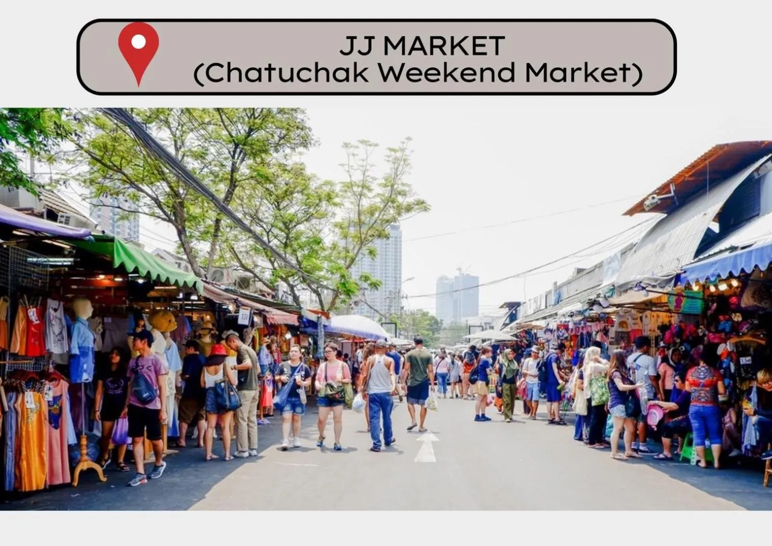 Nearby landmark in The President Hotel at Chokchai 4