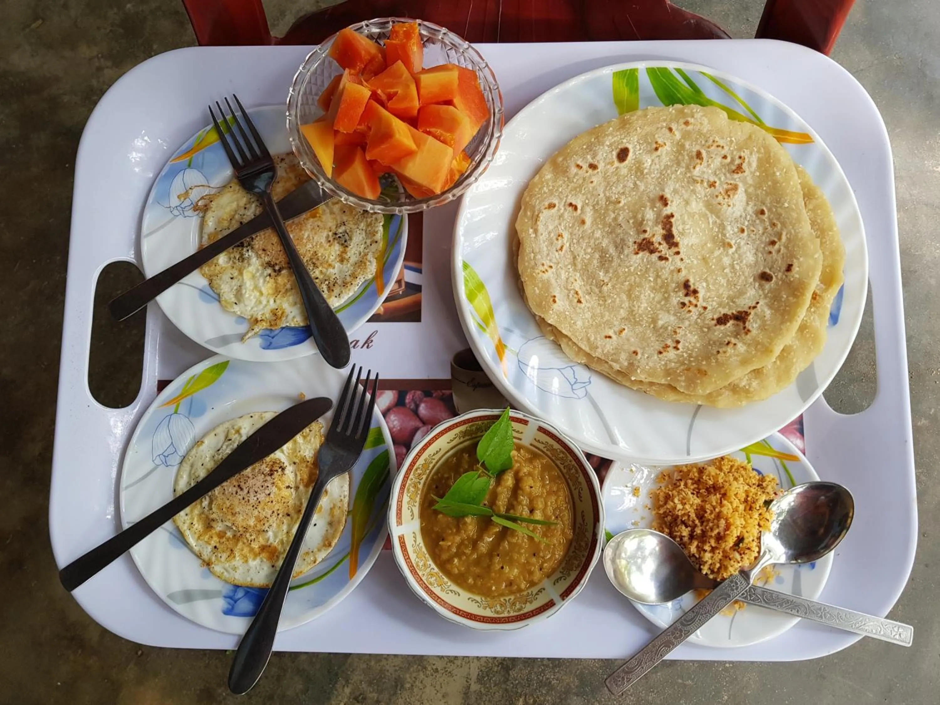 Breakfast in Nilaveli Beach Rooms