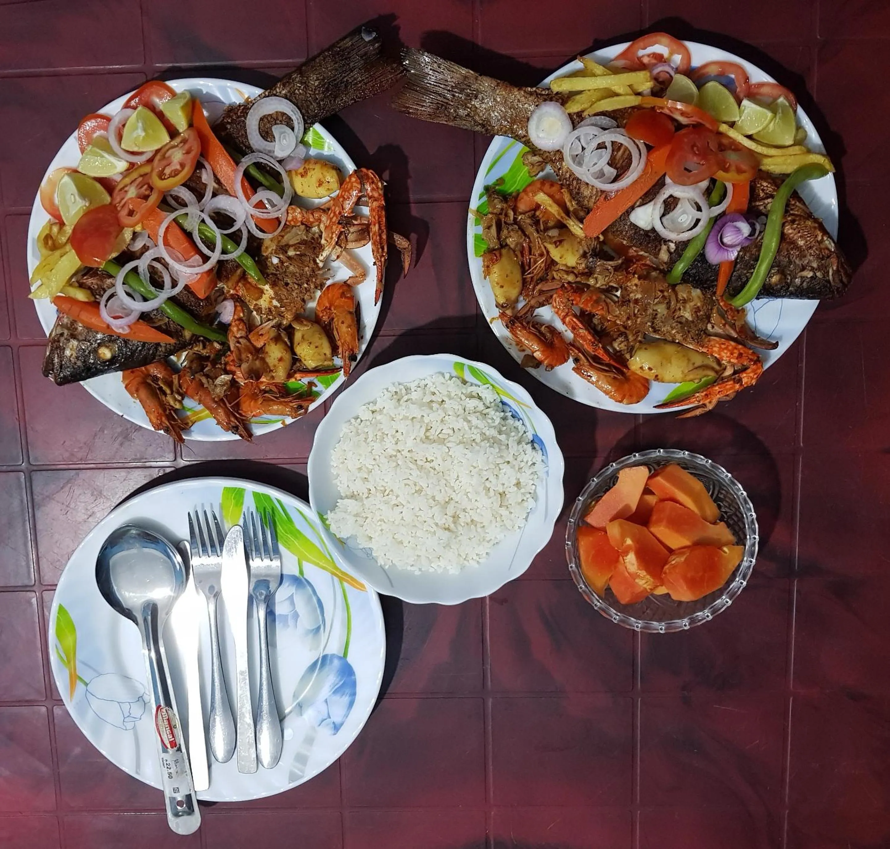 Food close-up in Nilaveli Beach Rooms