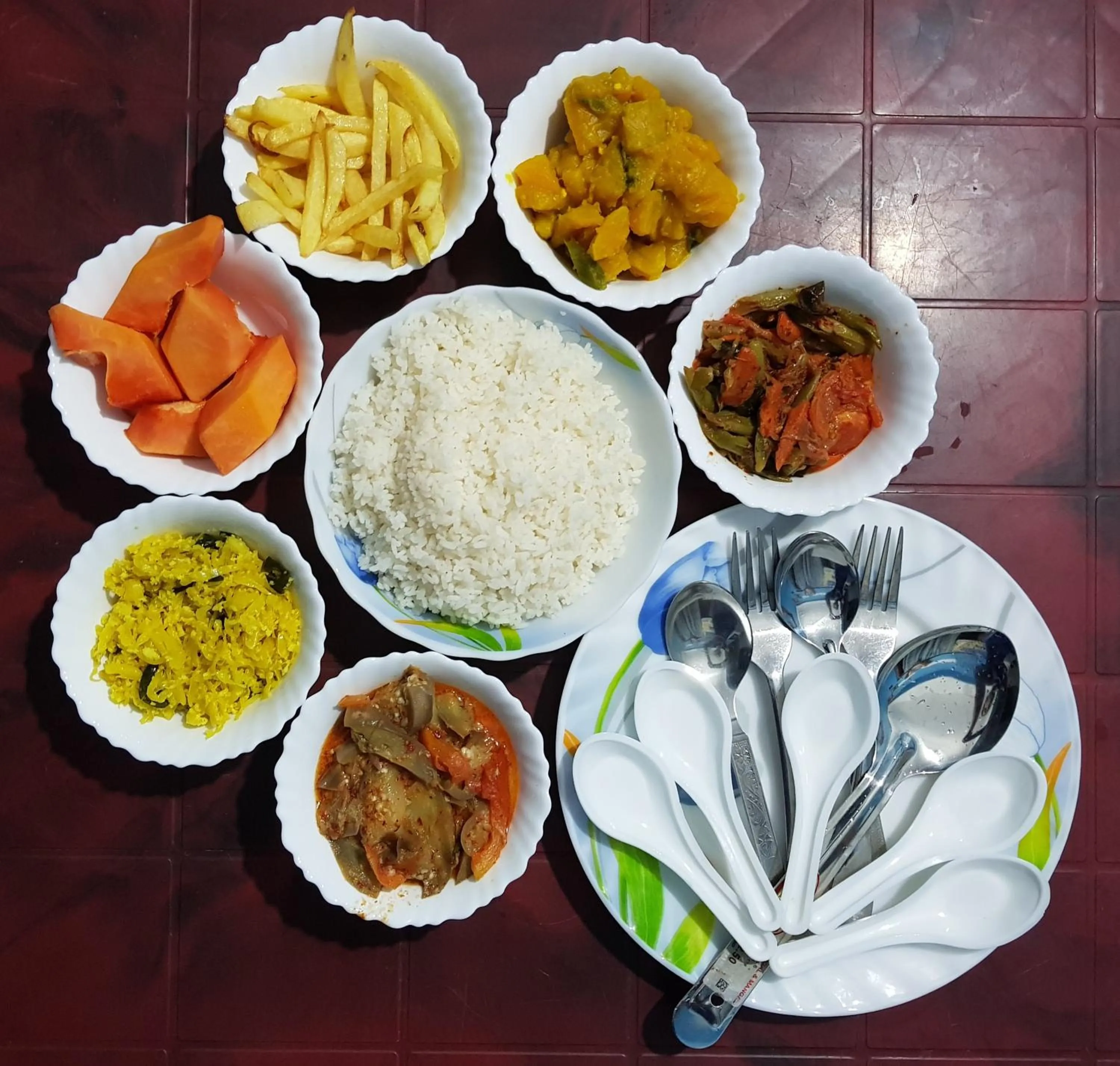 Food close-up in Nilaveli Beach Rooms