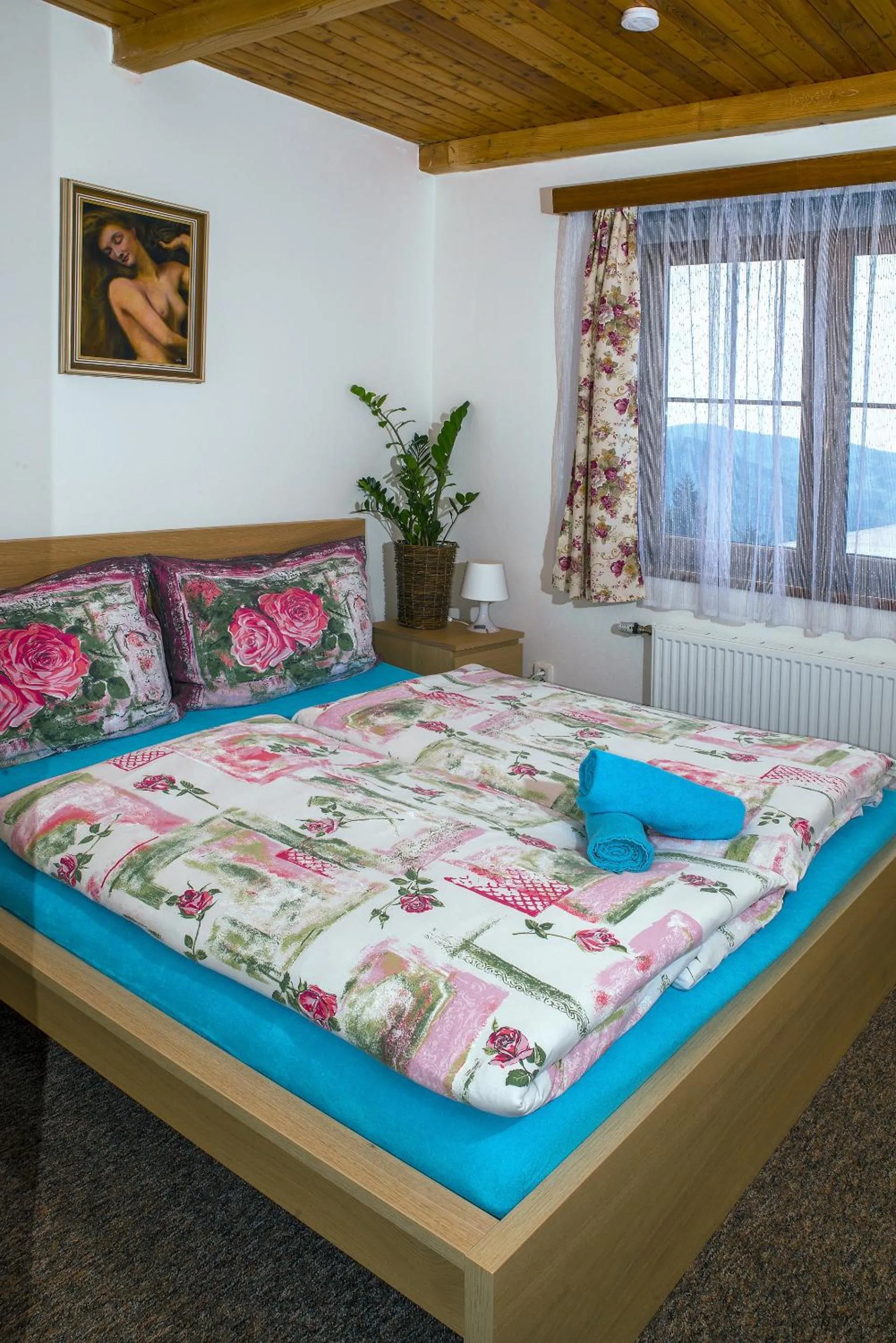 Bed in Wellness hotel Chata Jana