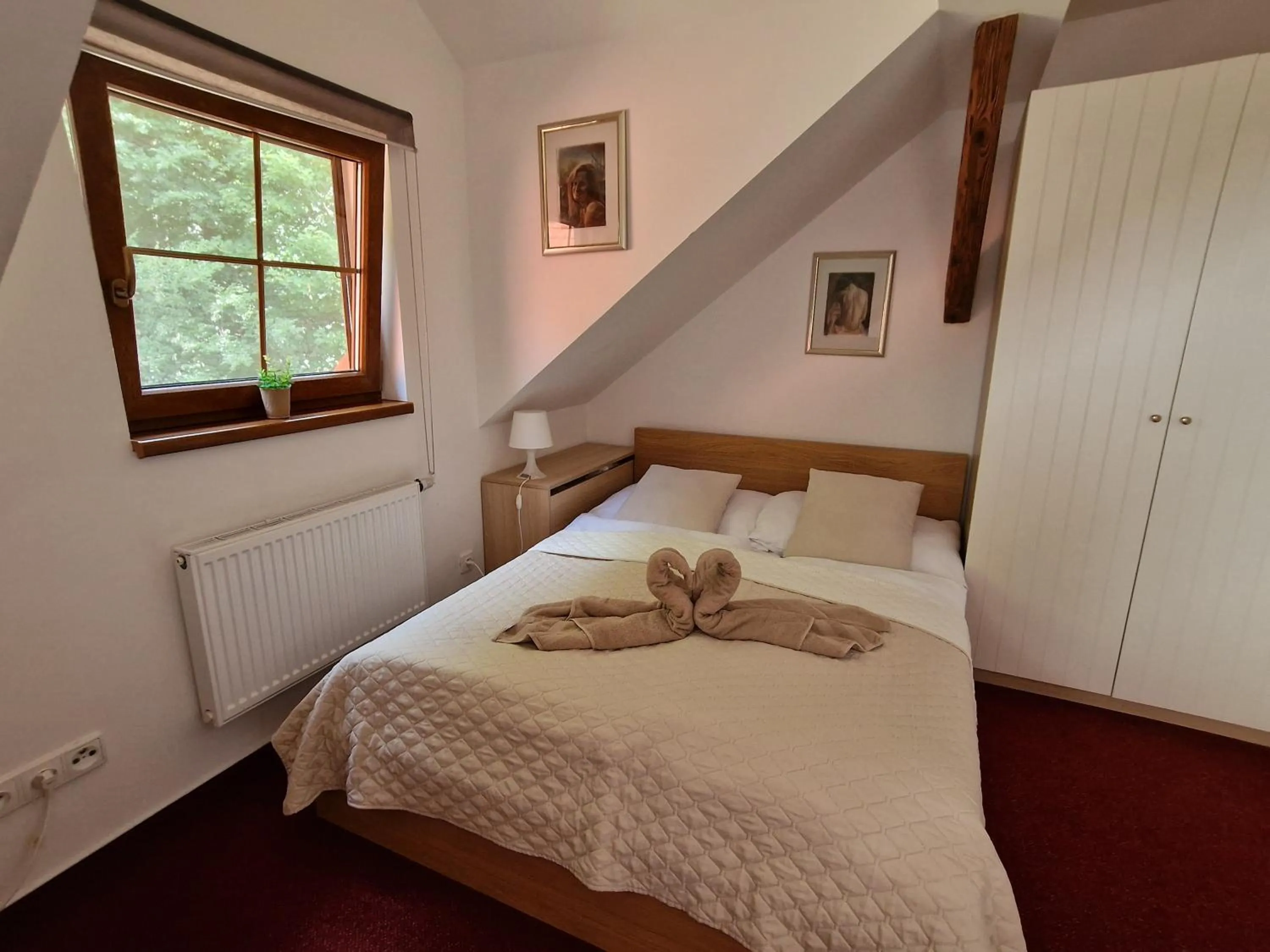 Bed in Wellness hotel Chata Jana