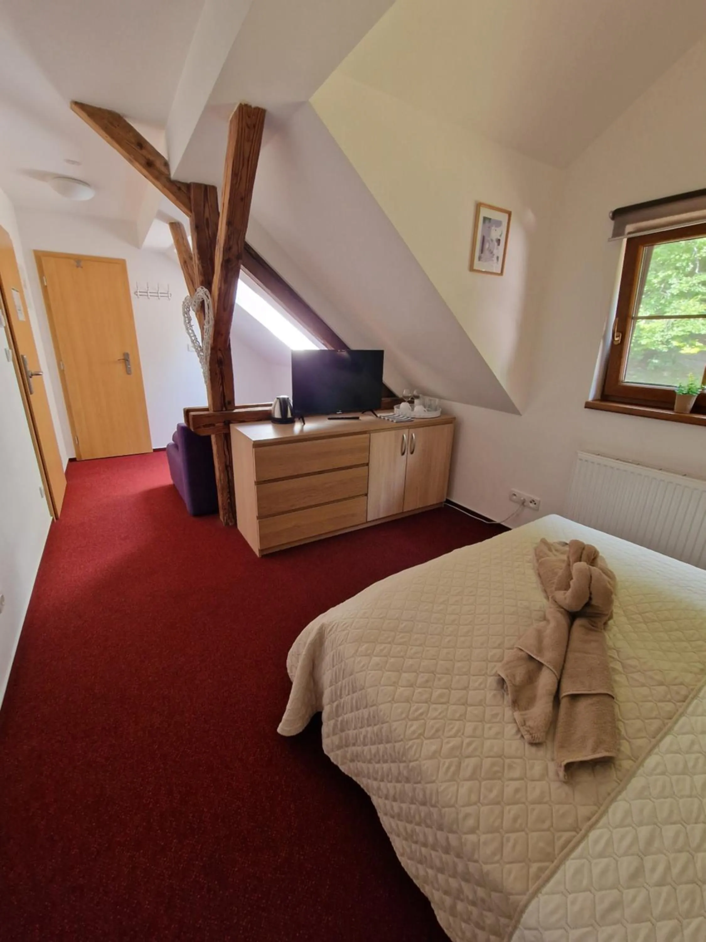 Bed in Wellness hotel Chata Jana