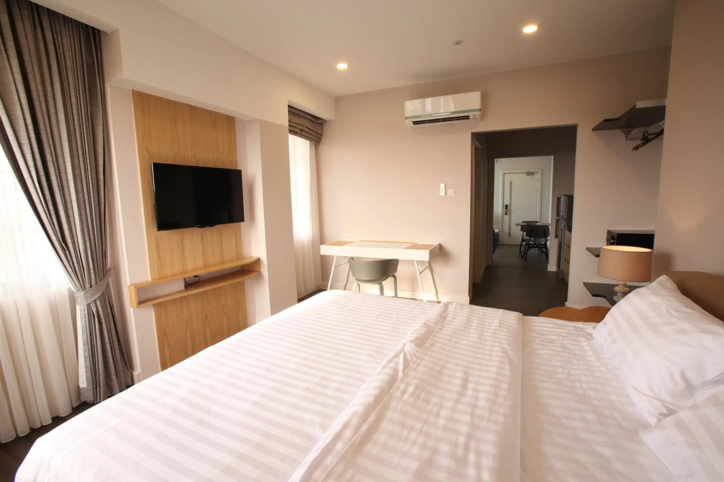 Bed in D'Anggerek Serviced Apartment
