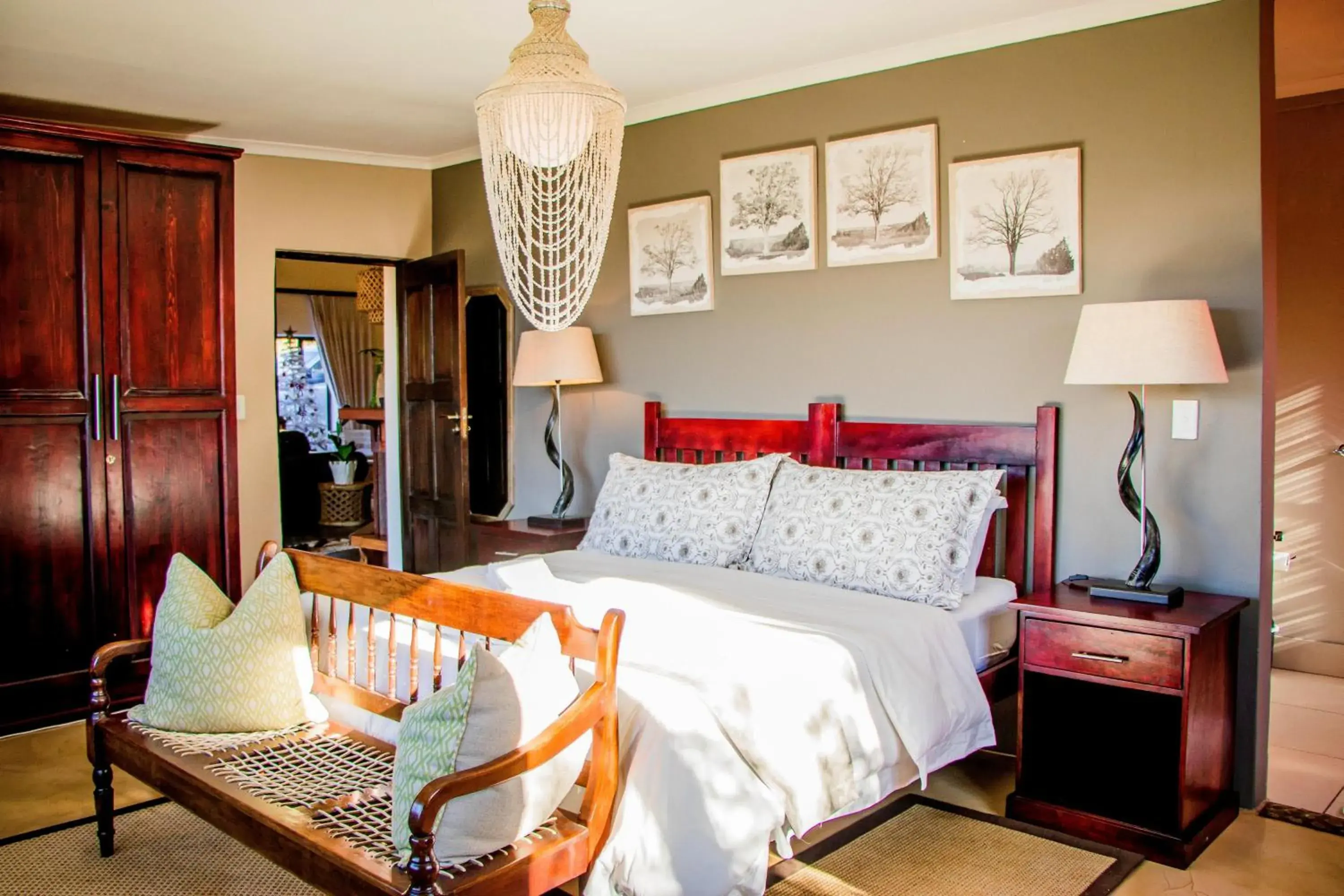 King Room with Mountain View in African Safari Lodge King Room with Mountain View in African Safari Lodge