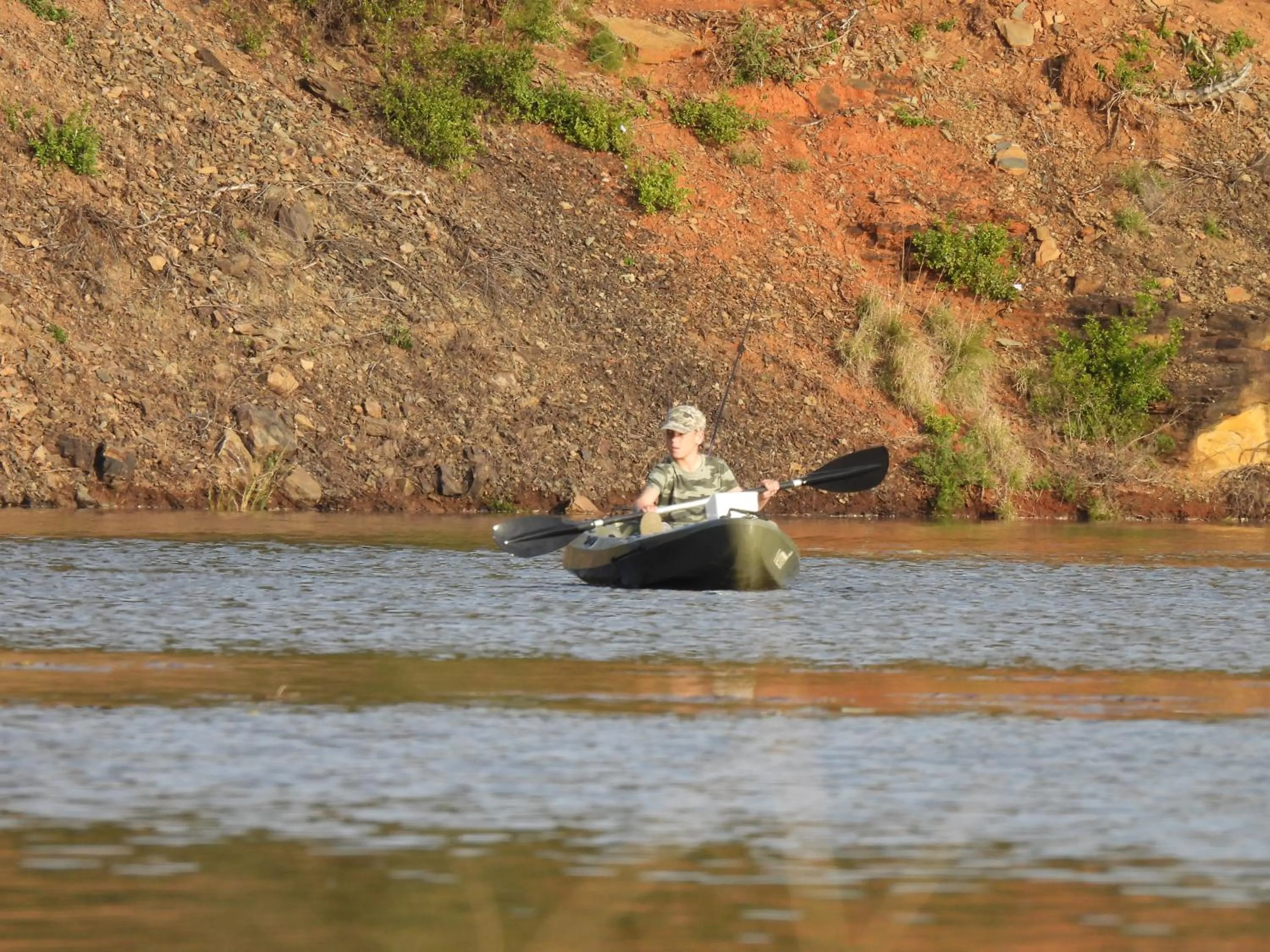 Canoeing in African Safari Lodge