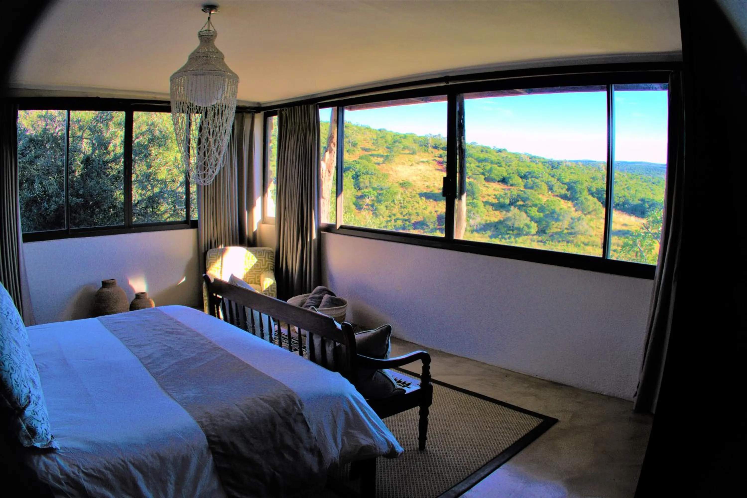 View (from property/room), Bed in African Safari Lodge