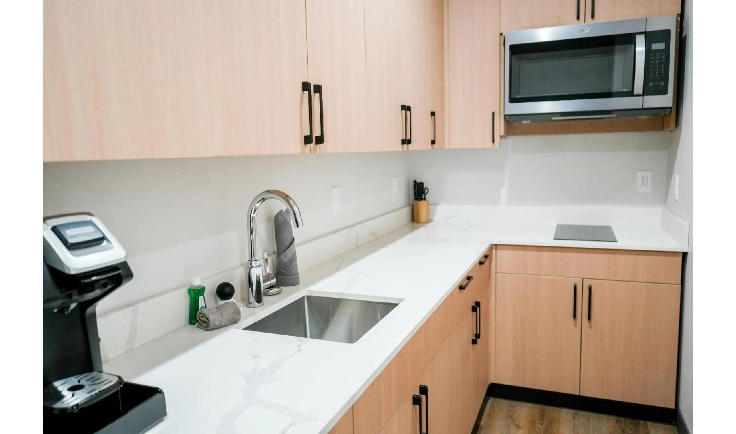 Kitchen or kitchenette in Hotel Lydia