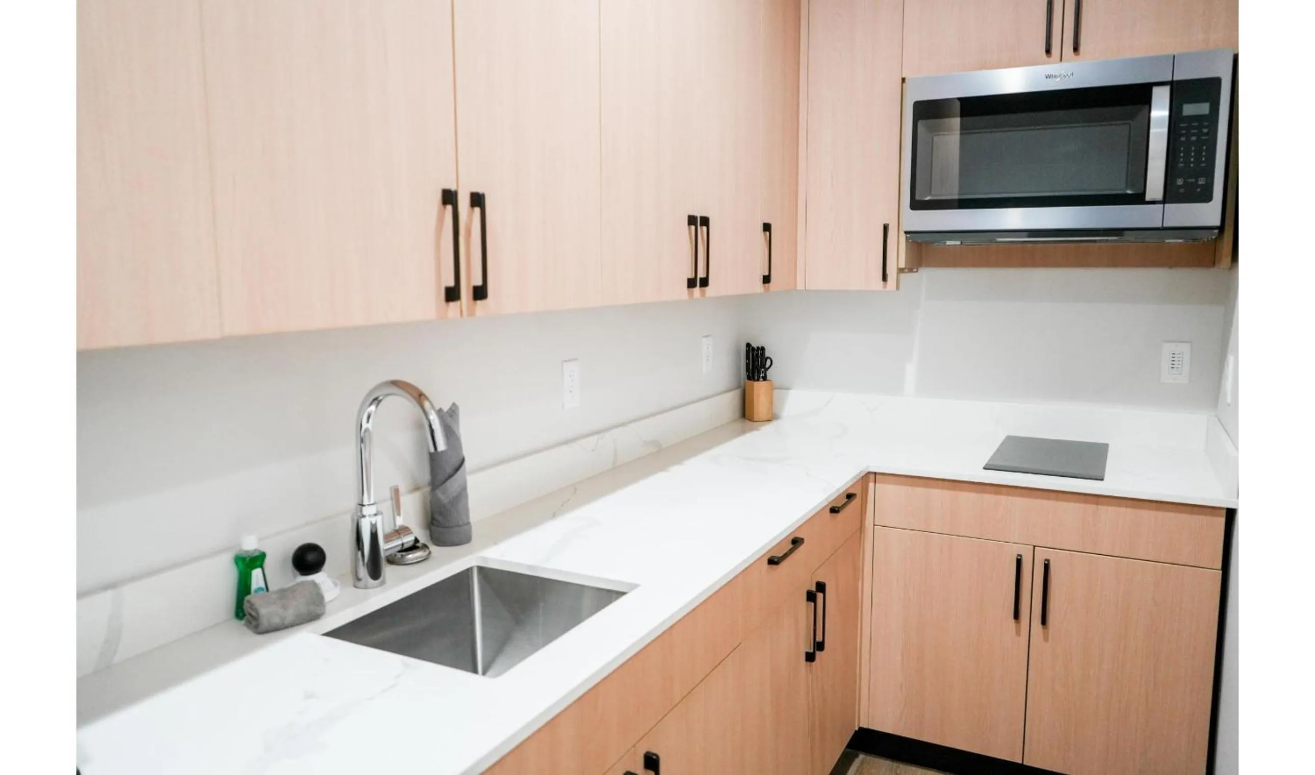 Kitchen or kitchenette in Hotel Lydia