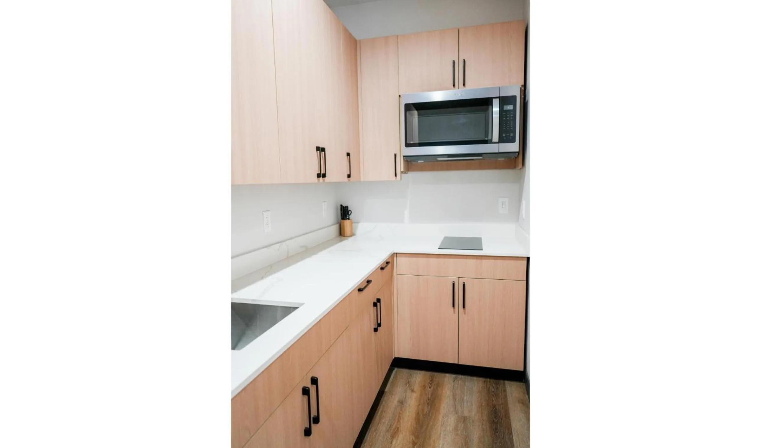 Kitchen or kitchenette in Hotel Lydia