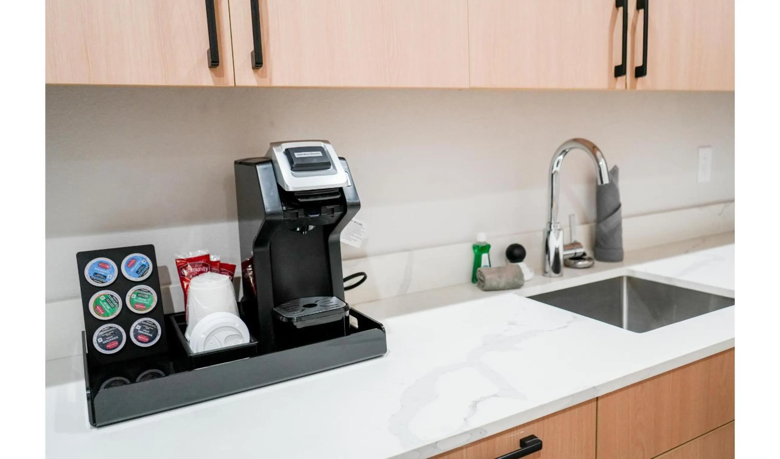 Kitchen or kitchenette in Hotel Lydia