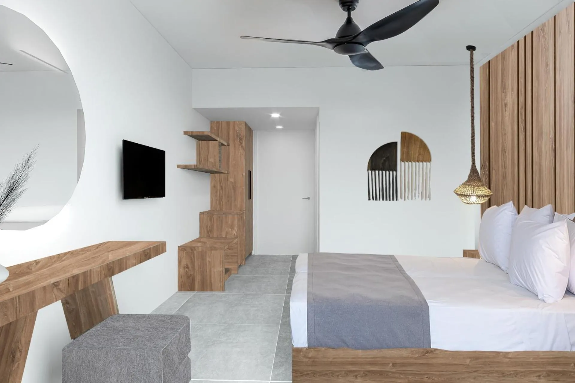 Bedroom, Bed in Gaia Village