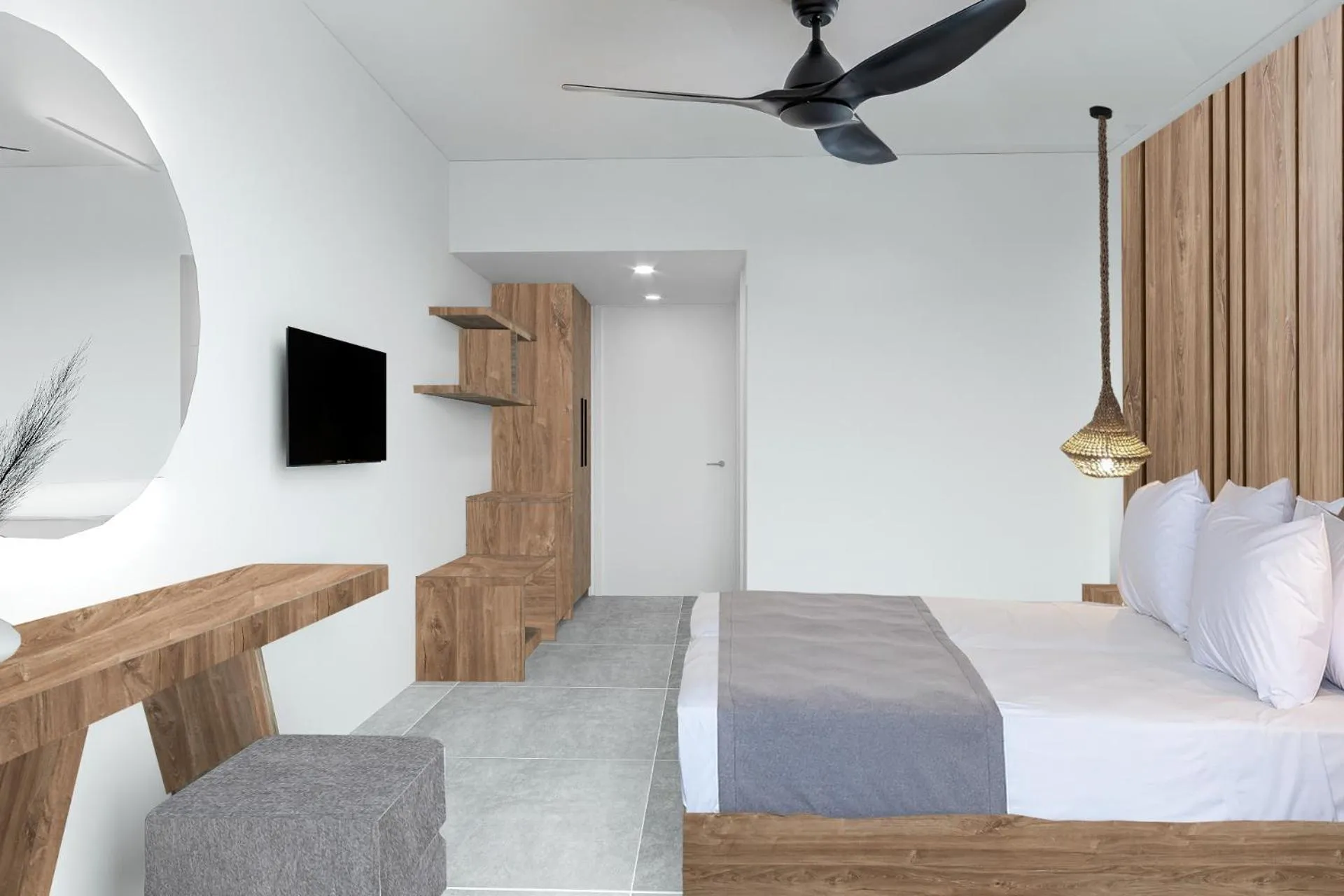 Bedroom, Bed in Gaia Village