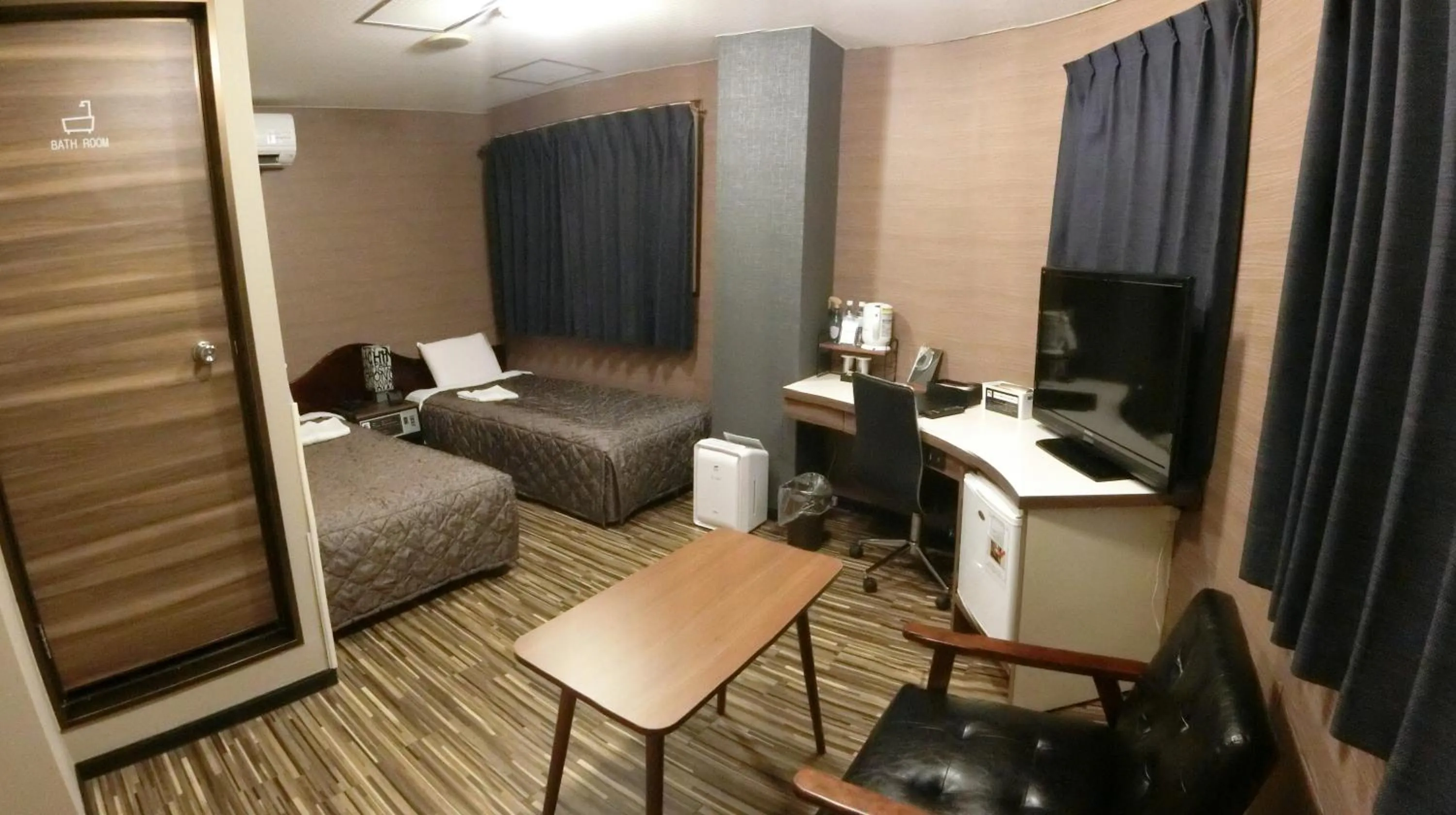 Bed in Hotel Port Moji