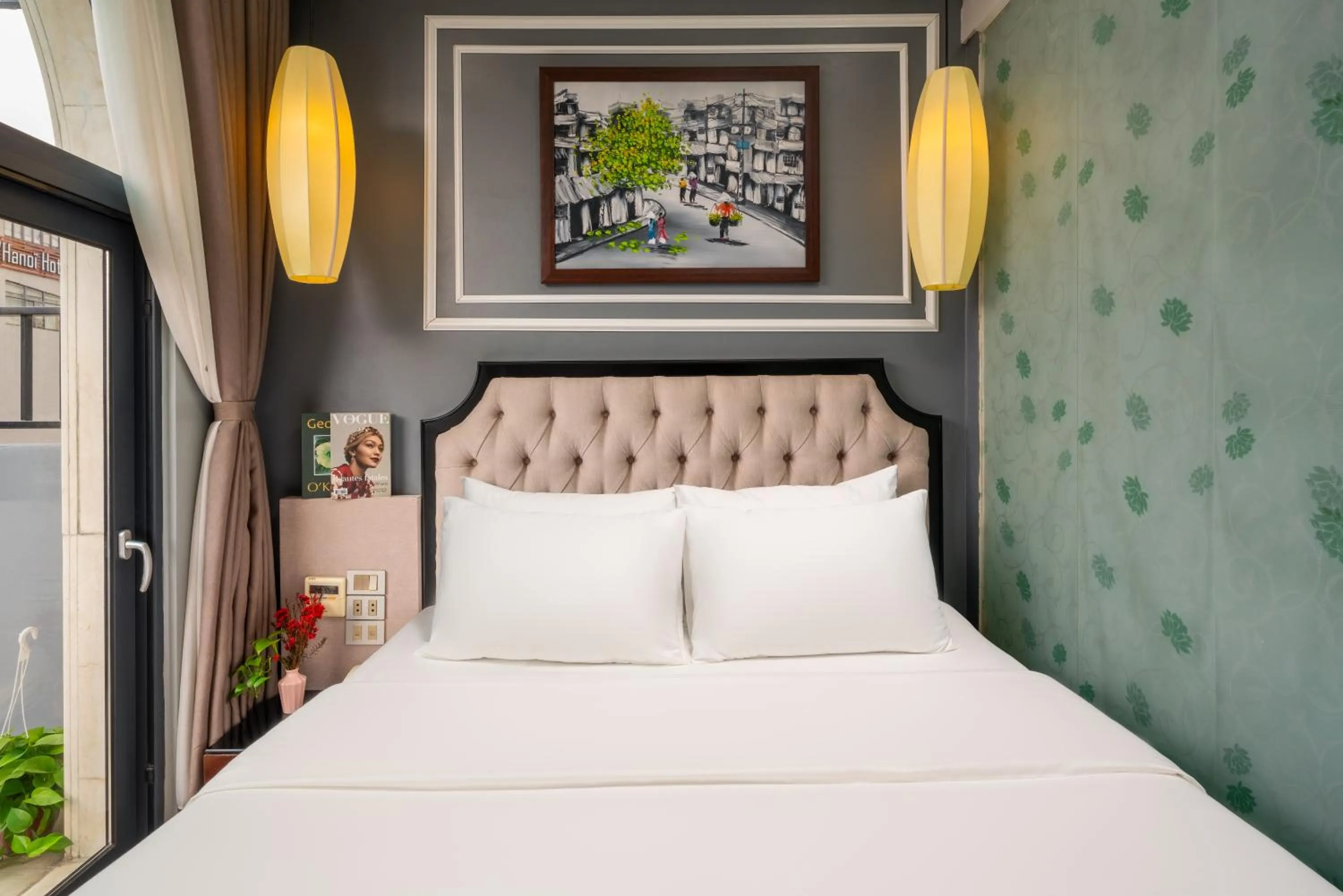 Bed in Bella Rosa Suite Hotel & Spa