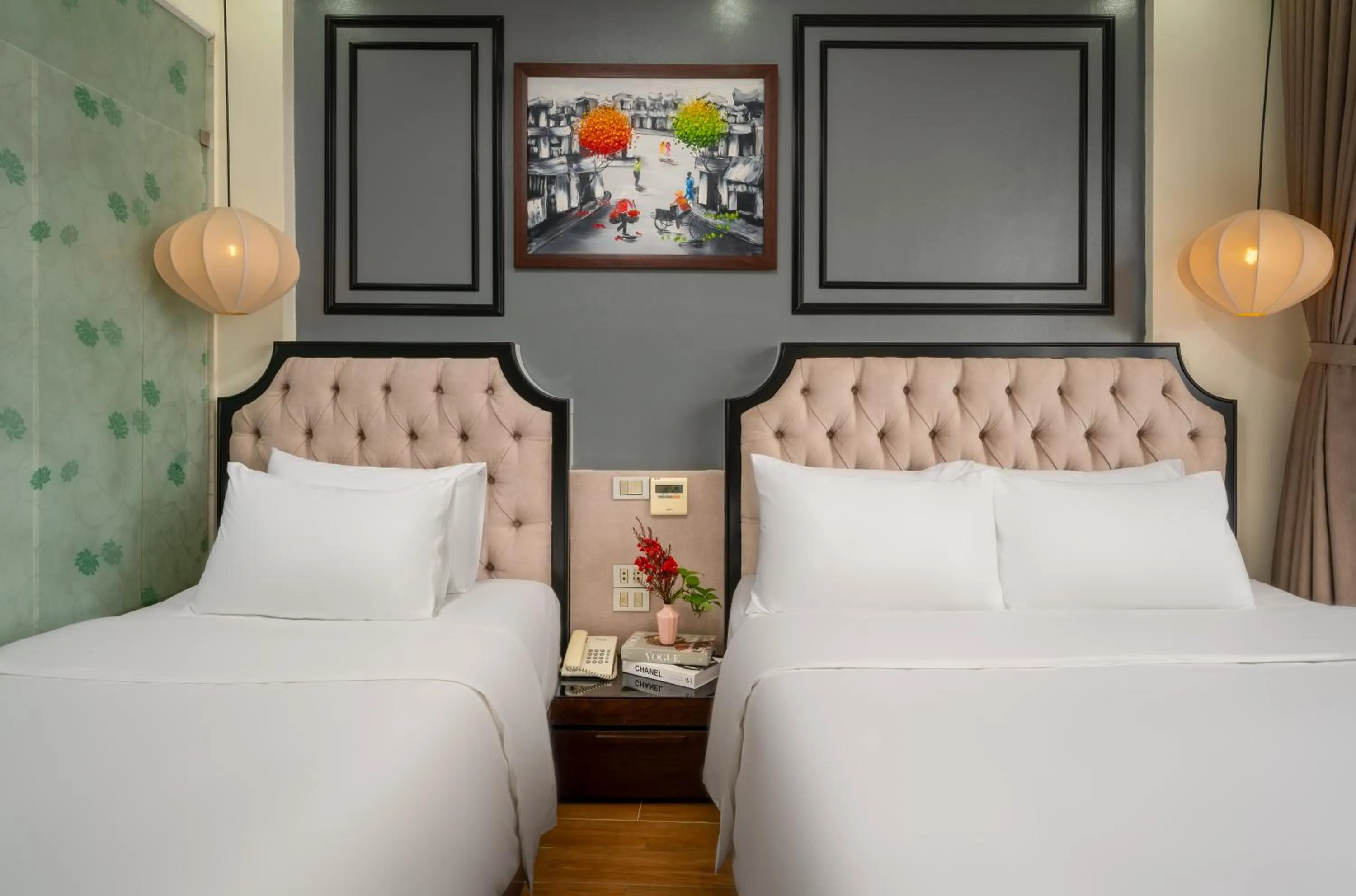 Bed in Bella Rosa Suite Hotel & Spa