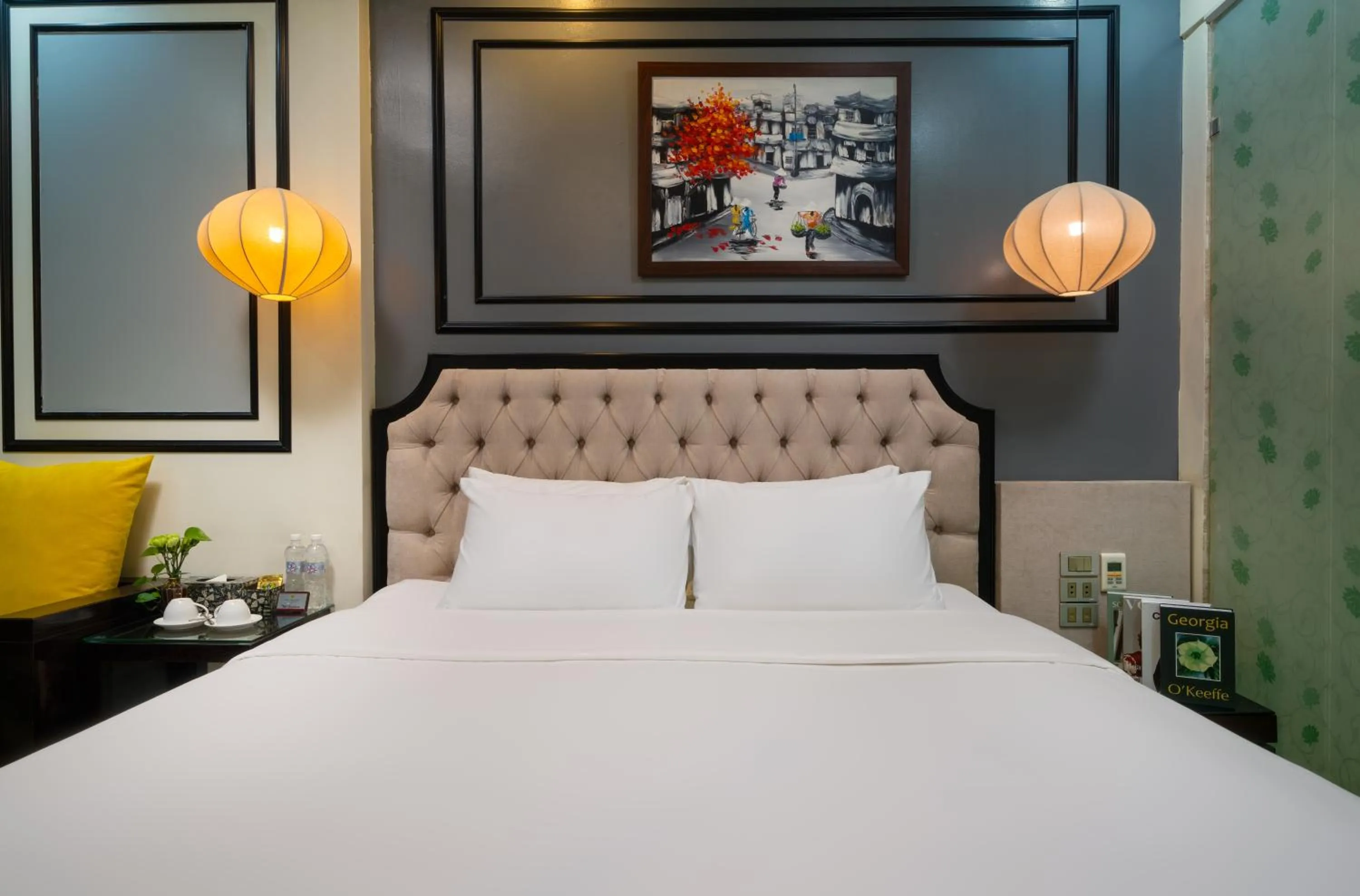 Bed in Bella Rosa Suite Hotel & Spa