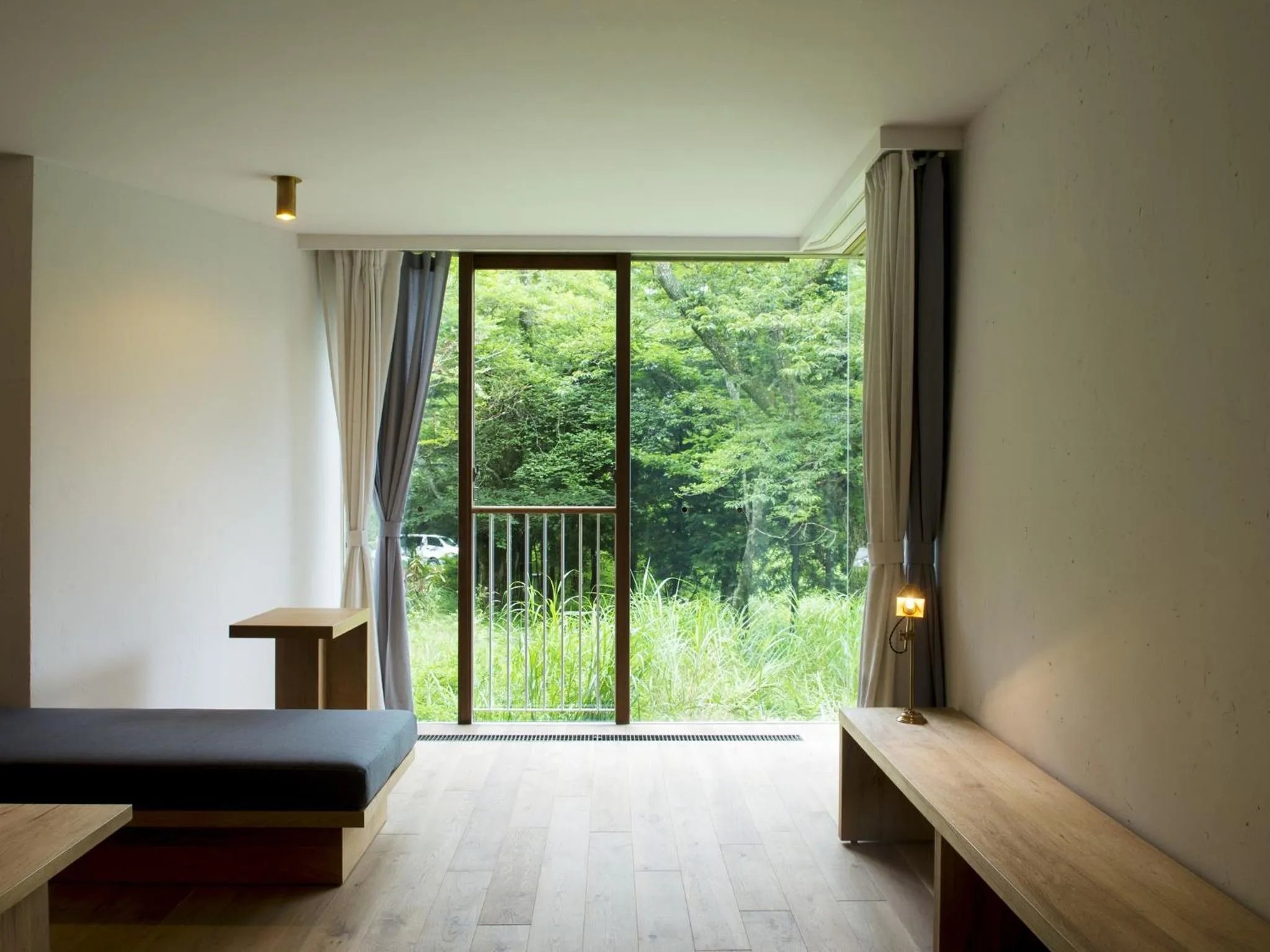 View (from property/room), Bed in Hakone Retreat Före