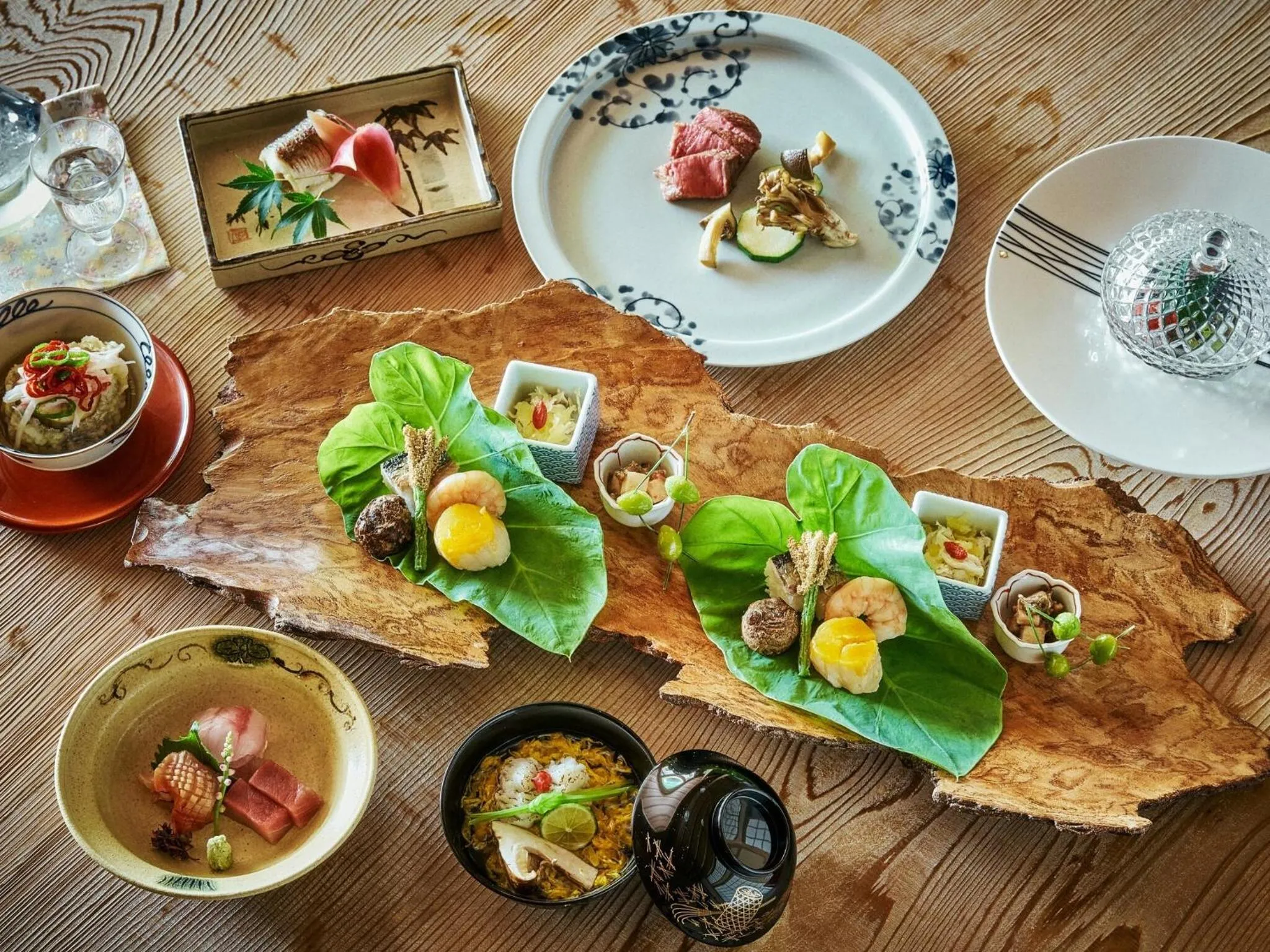 Dinner in Hakone Retreat Före