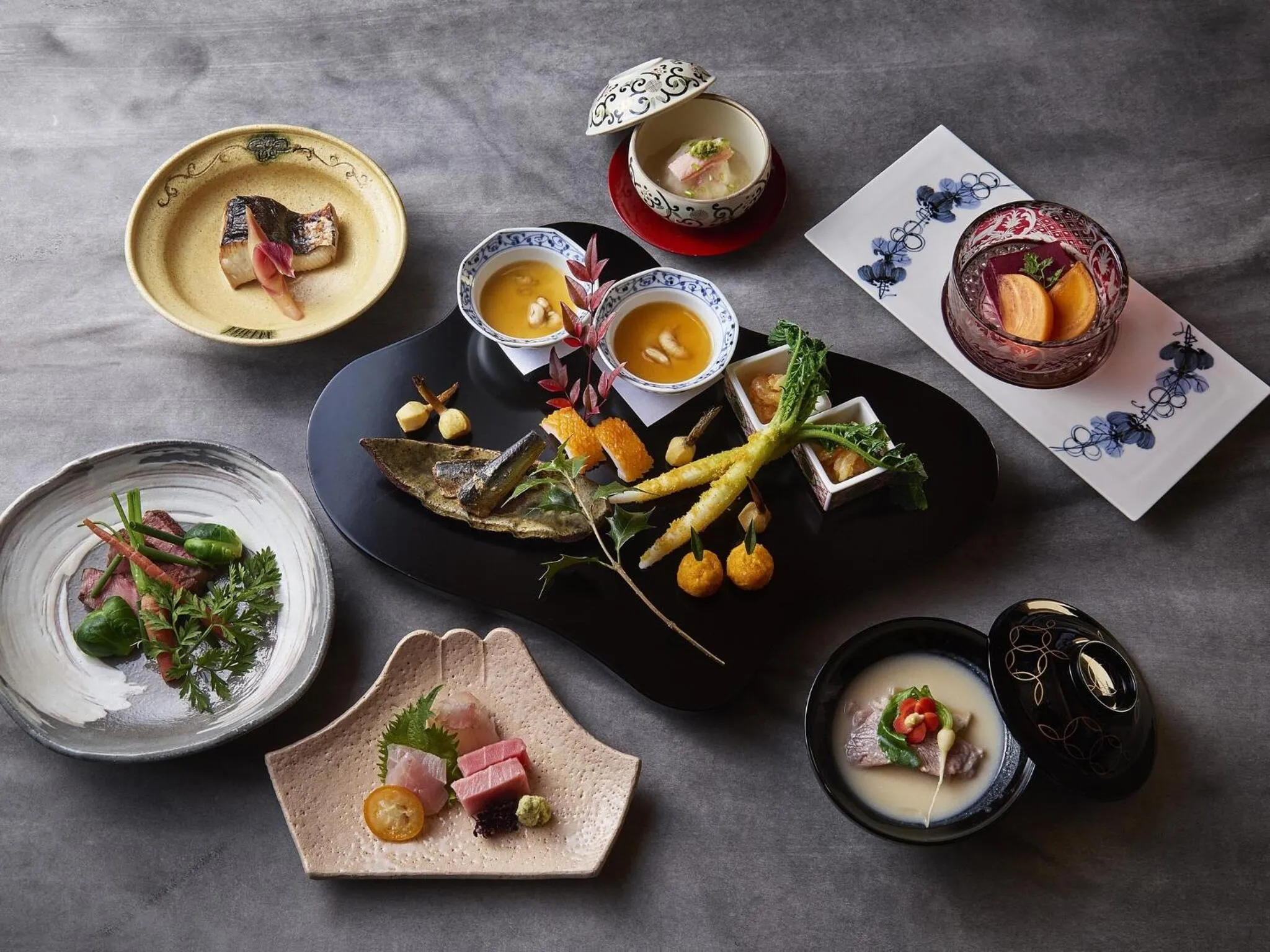 Dinner in Hakone Retreat Före