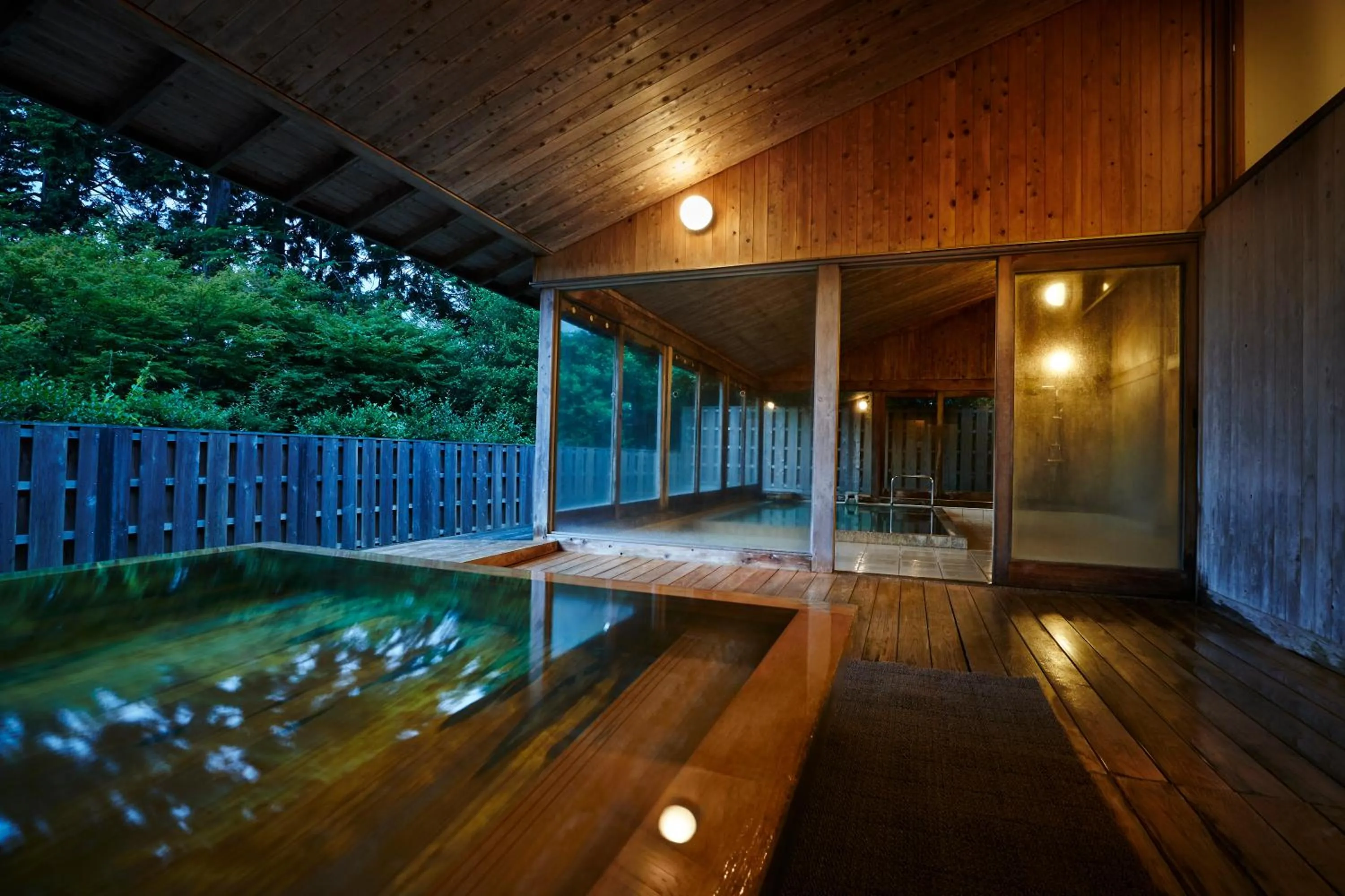 Open Air Bath in Hakone Retreat Före
