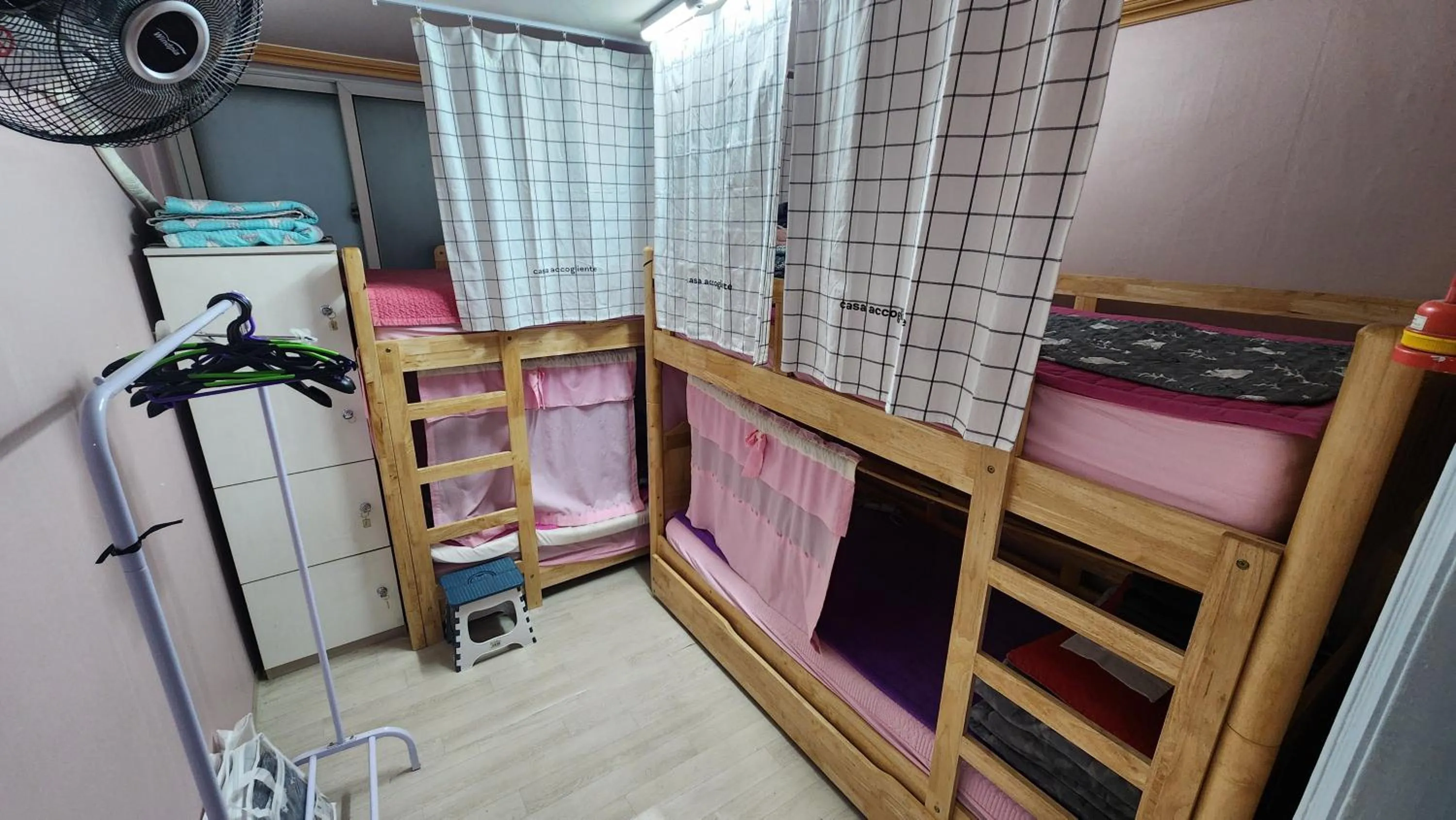 Bed in Daejeon Guesthouse Sky Garden