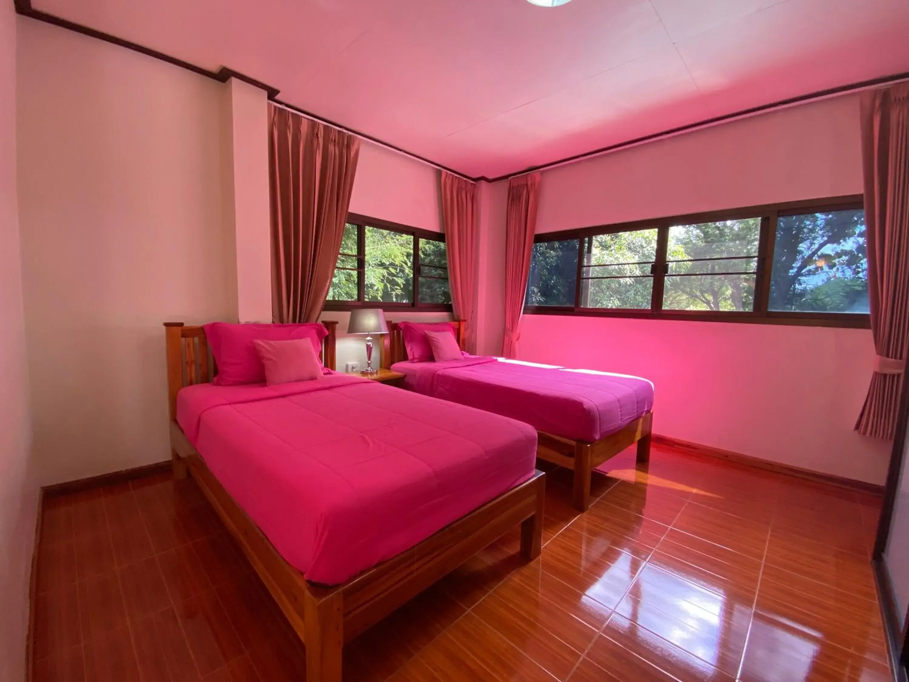 Double or Twin Room with Mountain View in Yayee Homestay Double or Twin Room with Mountain View in Yayee Homestay