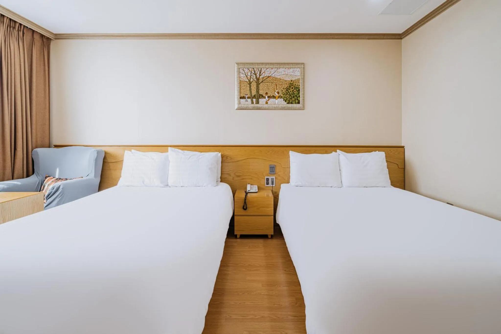 Bed in Nohyung Hotel