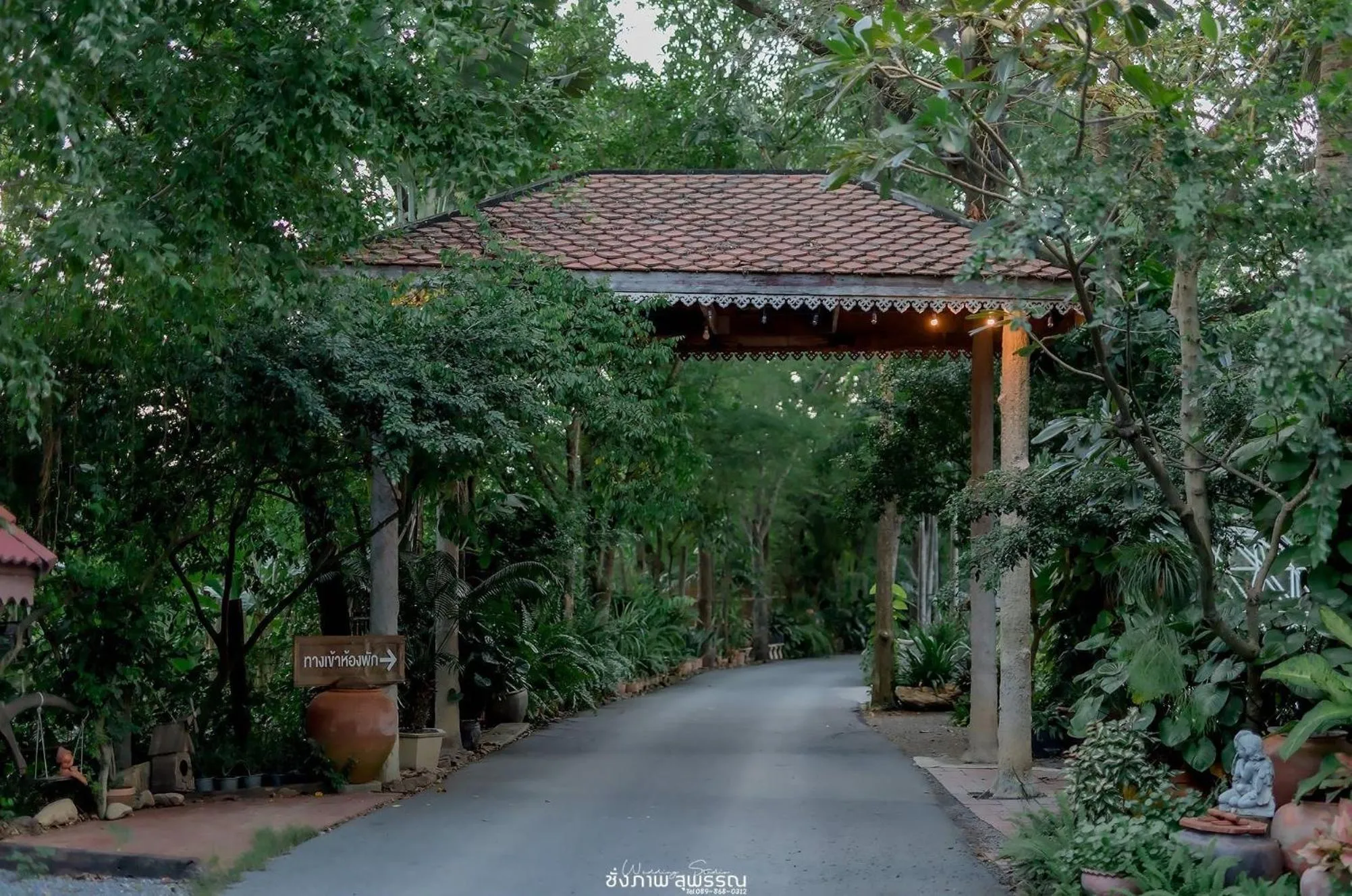 Garden view in Muaan Resort