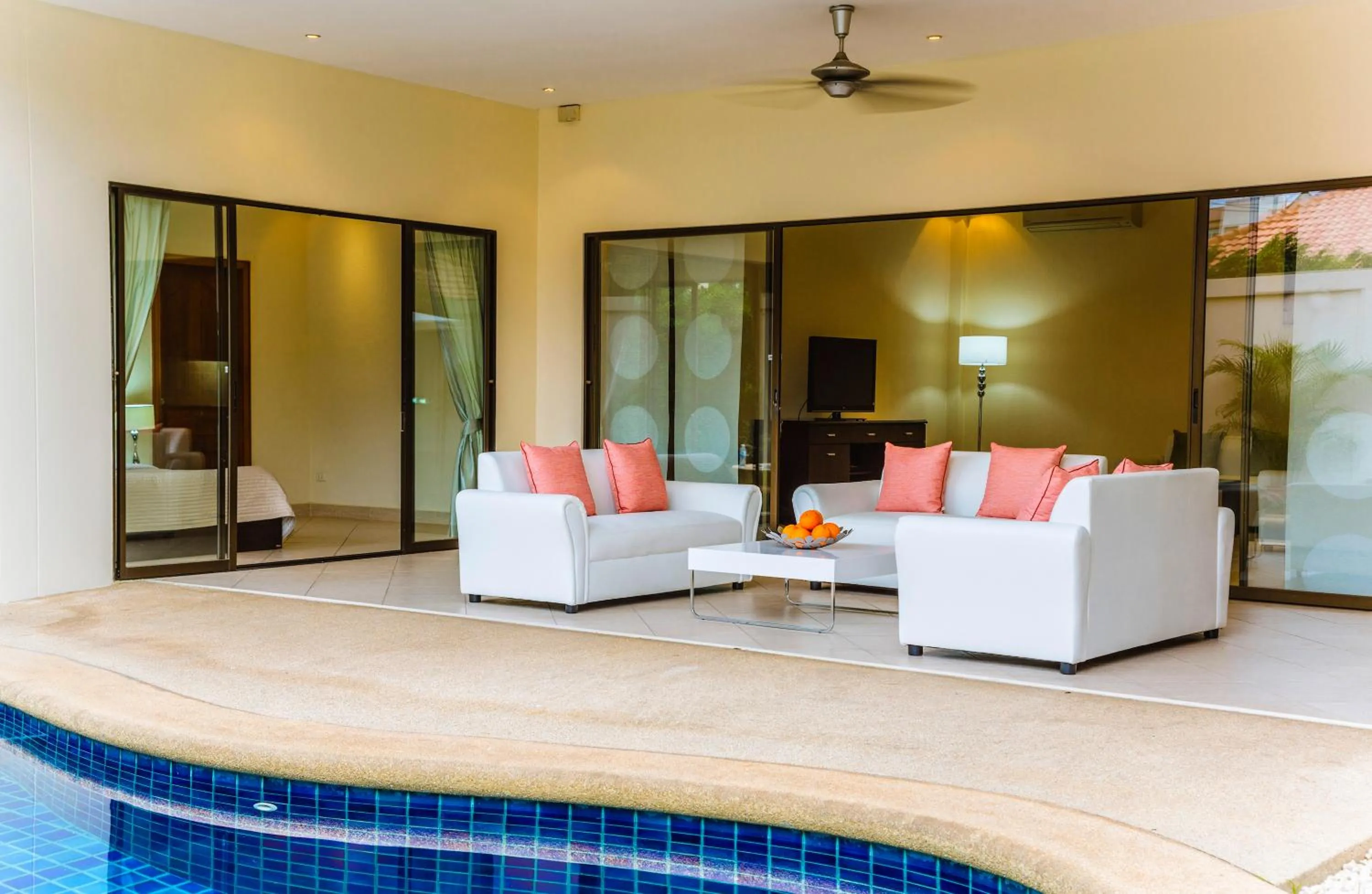 Seating area in Magic Villas Pattaya
