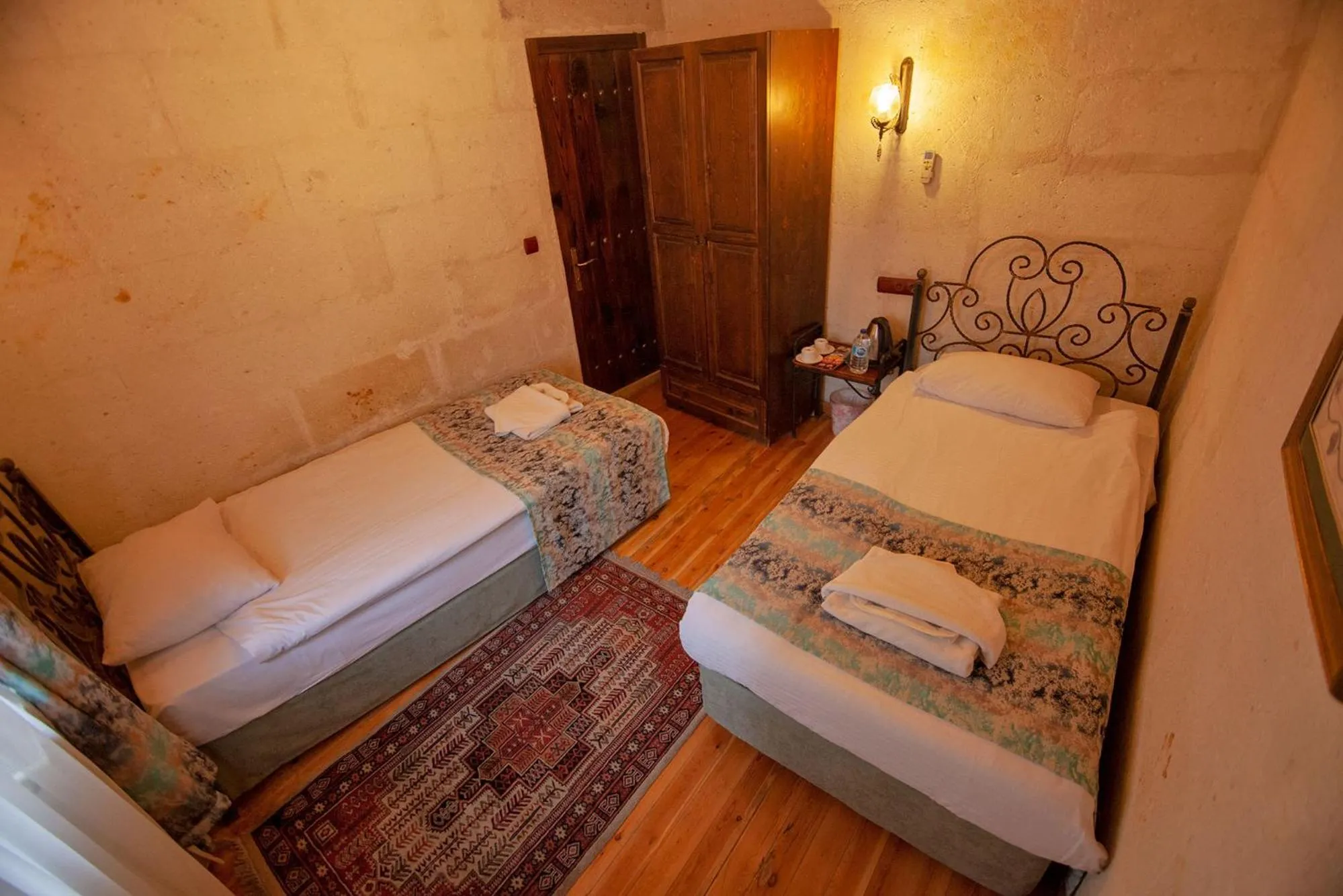 Bed in Center Cave House