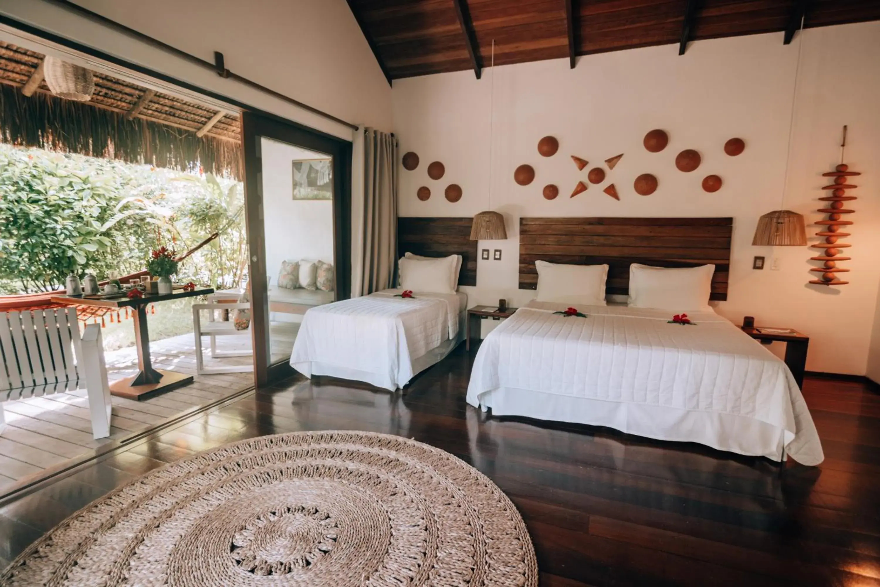 Triple Room with Garden View in Madeiro Beach Hotel Triple Room with Garden View in Madeiro Beach Hotel