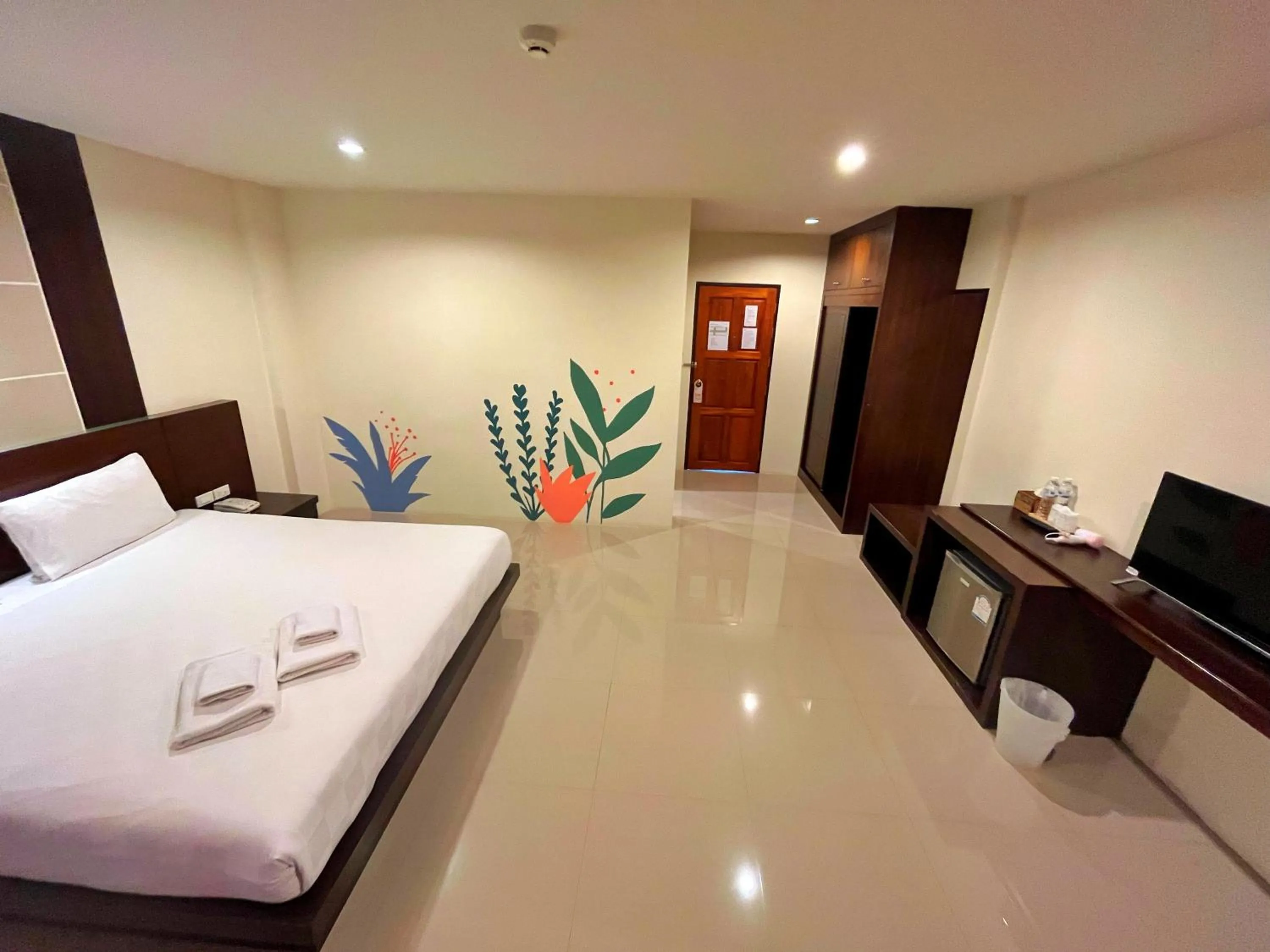 Bed in Peak Boutique City Hotel Krabi