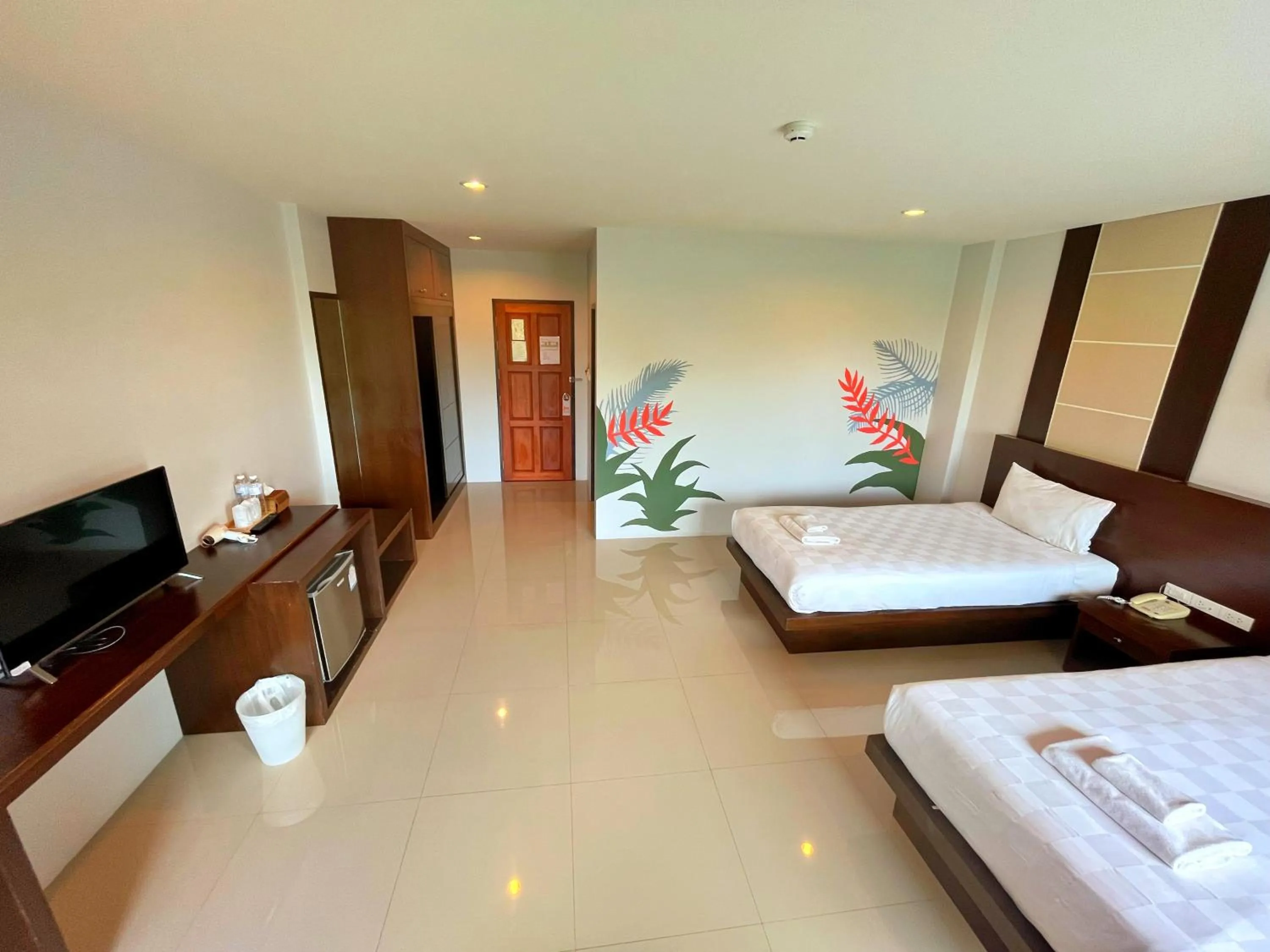 Bed in Peak Boutique City Hotel Krabi