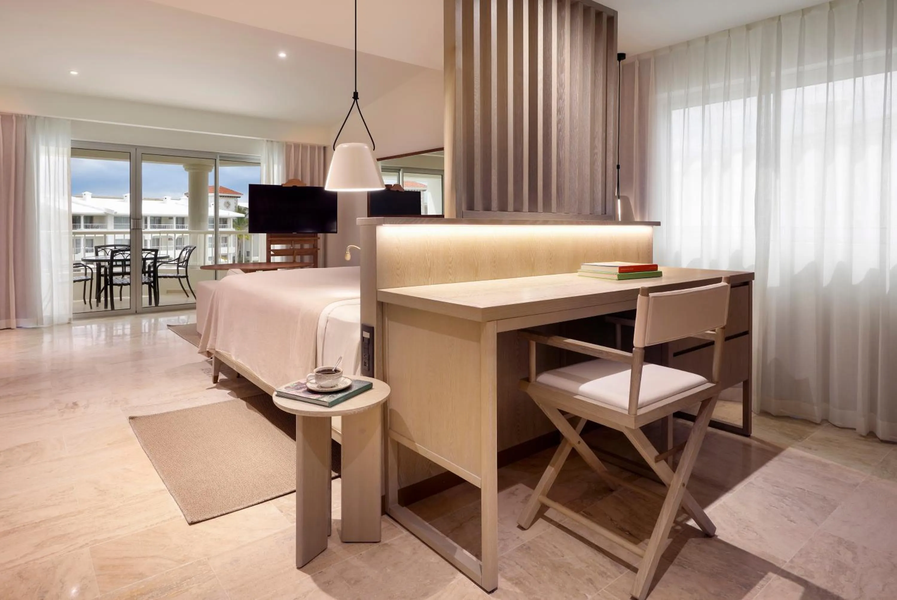 Floor plan, Bed in Paradisus Palma Real Golf & Spa Resort All Inclusive