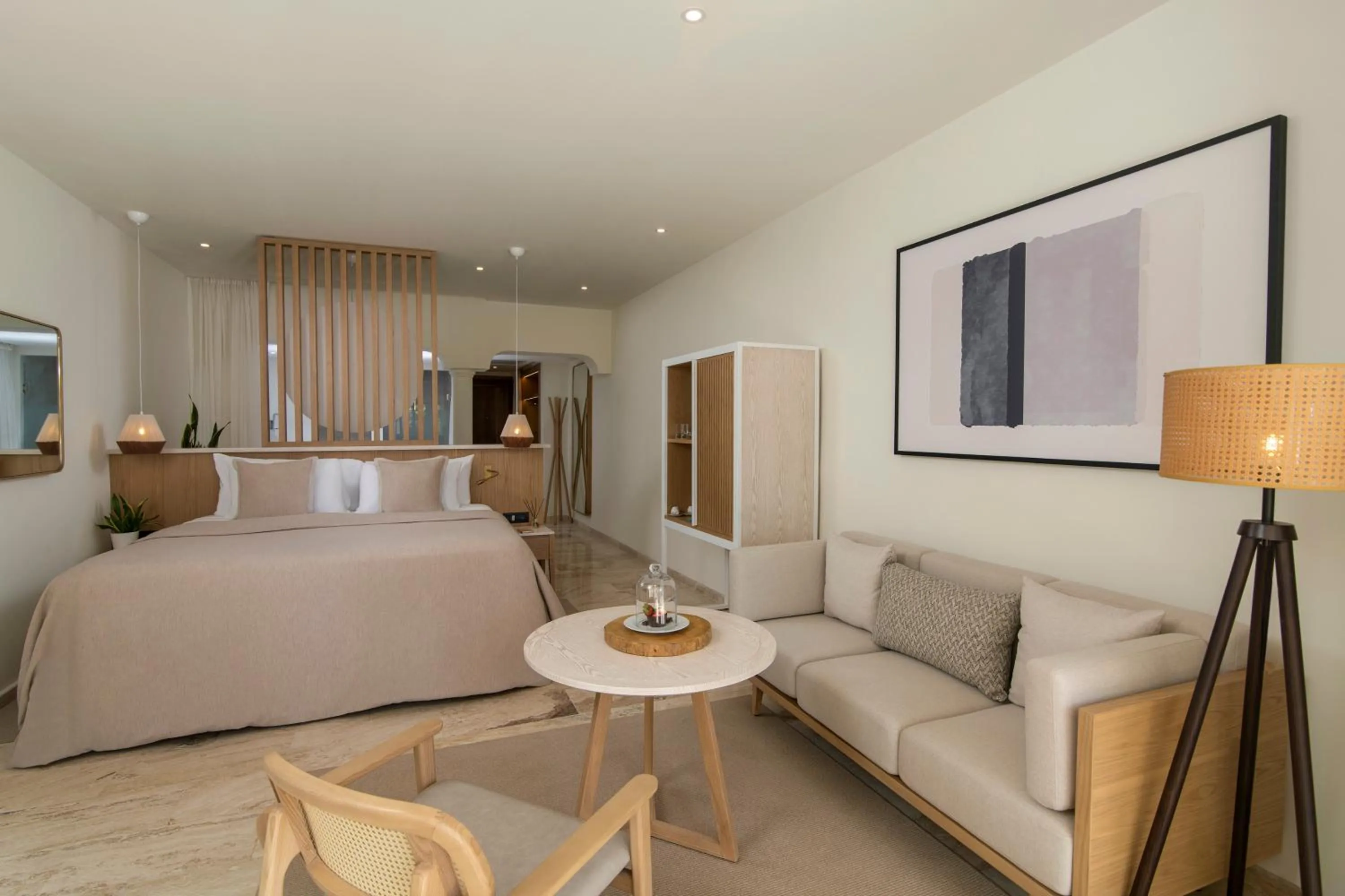 Bed in Paradisus Palma Real Golf & Spa Resort All Inclusive