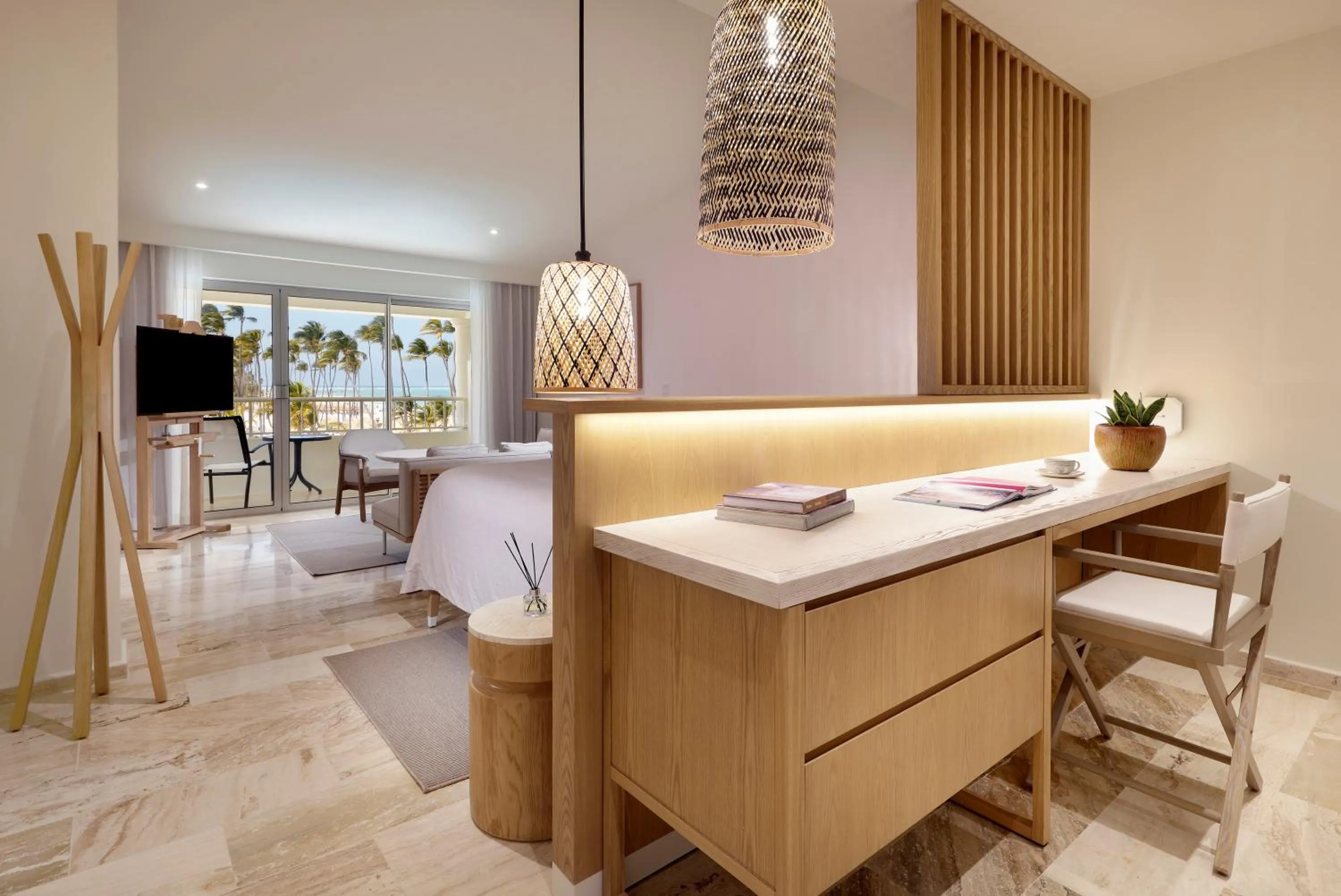 Bed in Paradisus Palma Real Golf & Spa Resort All Inclusive