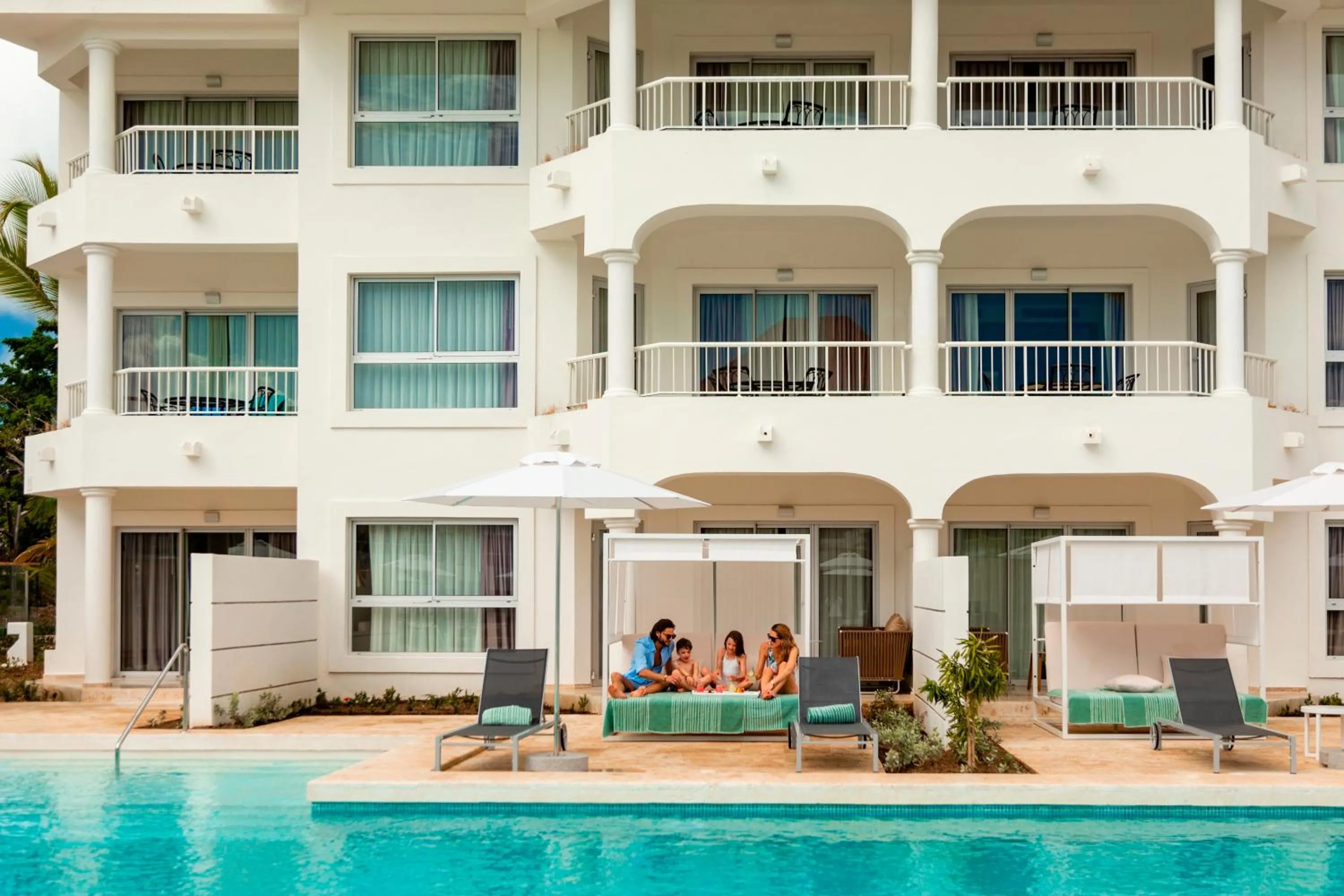 Pool view in Paradisus Palma Real Golf & Spa Resort All Inclusive