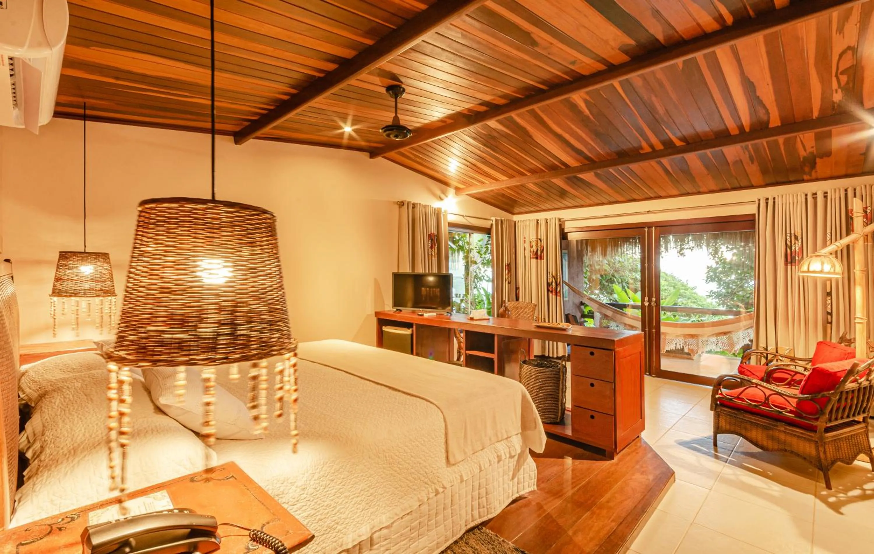 Bed in Hotel Ponta do Madeiro