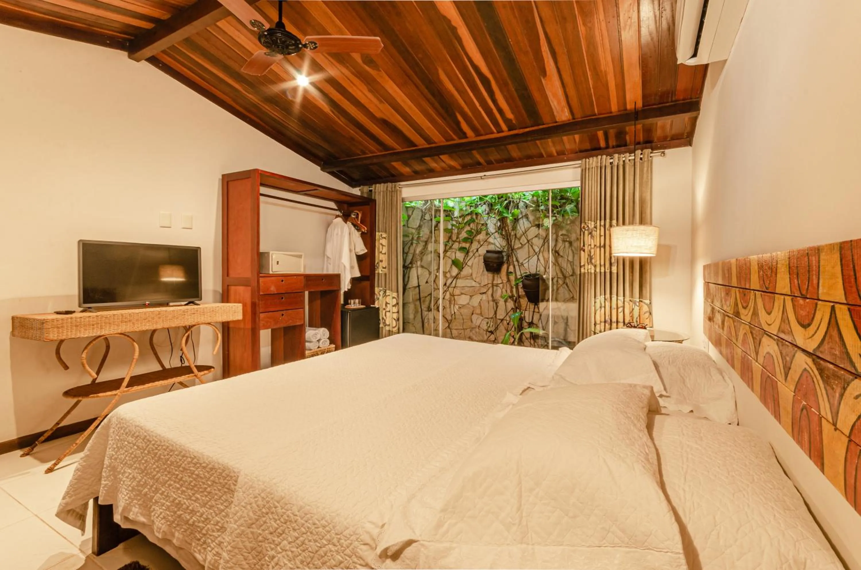 Bed in Hotel Ponta do Madeiro