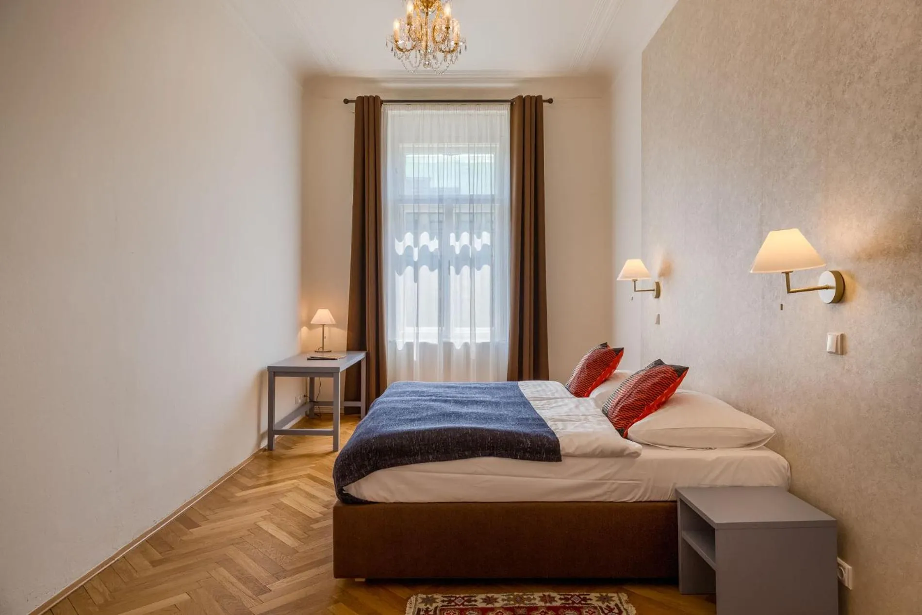 Bedroom, Bed in Apartments 39 Wenceslas Square