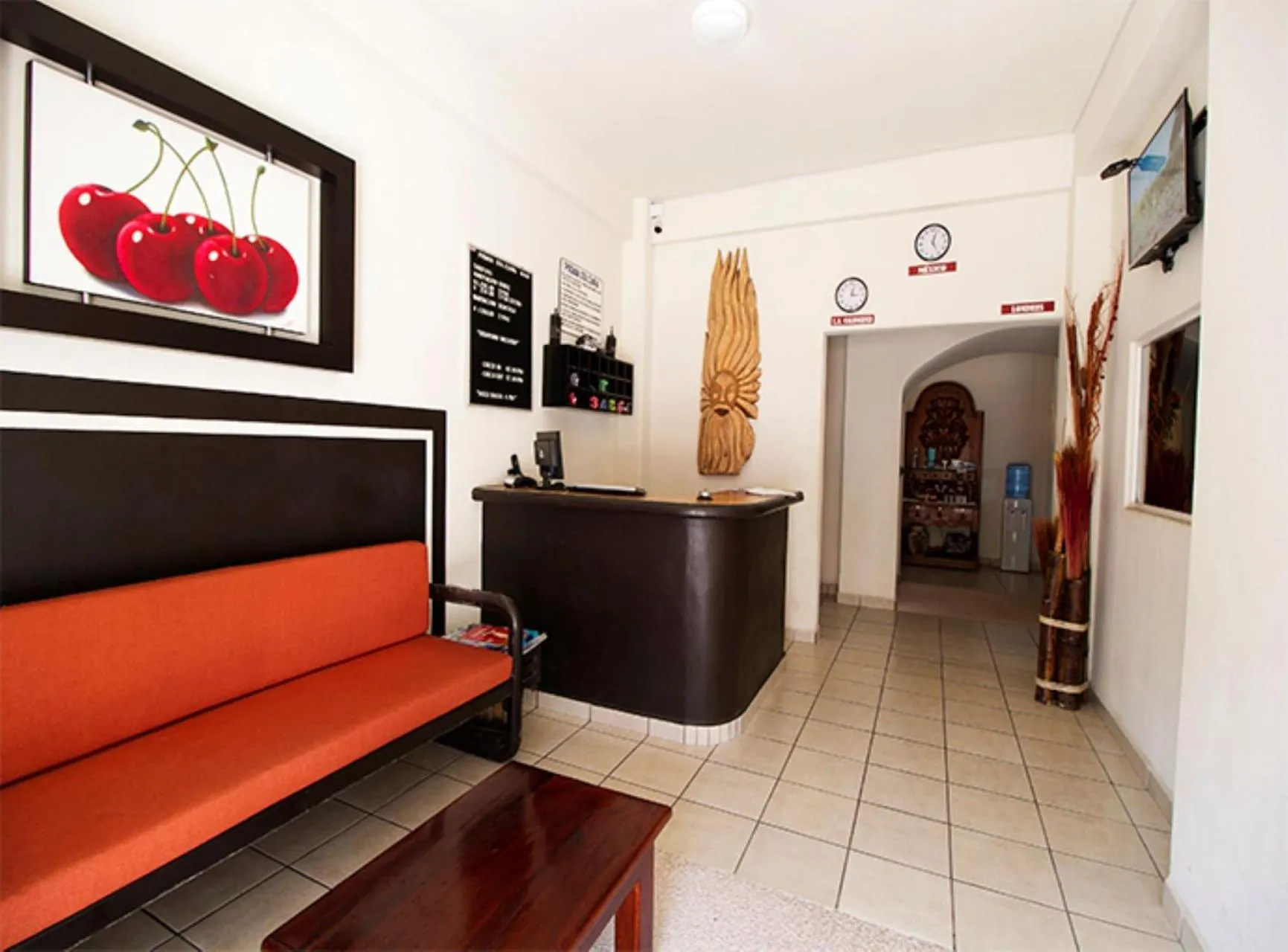 Lobby or reception in Posada Santa Clara