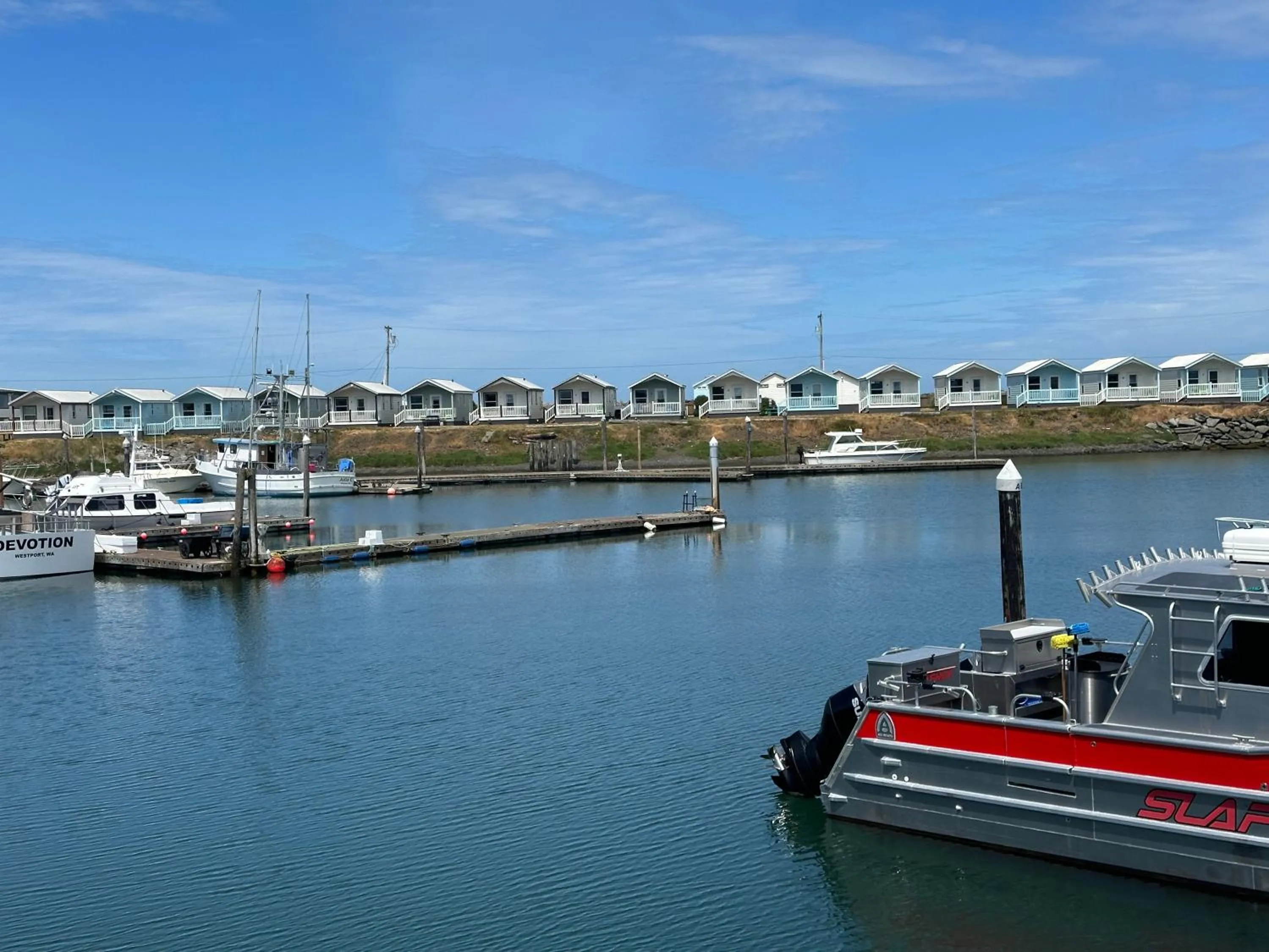 Property building in Westport Marina Cottages